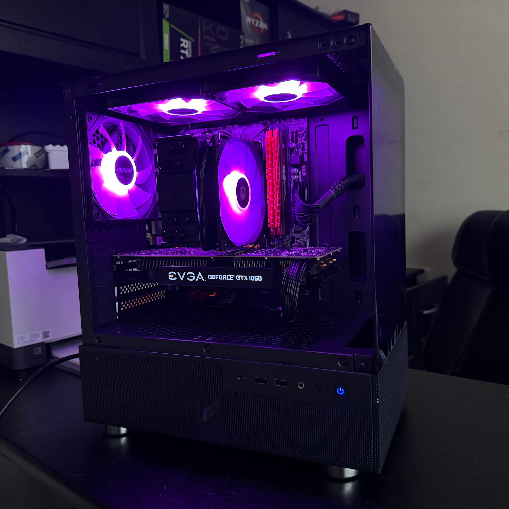 1080P Gaming Pc- Gtx 1060 6gb, Ryzen 5 2600