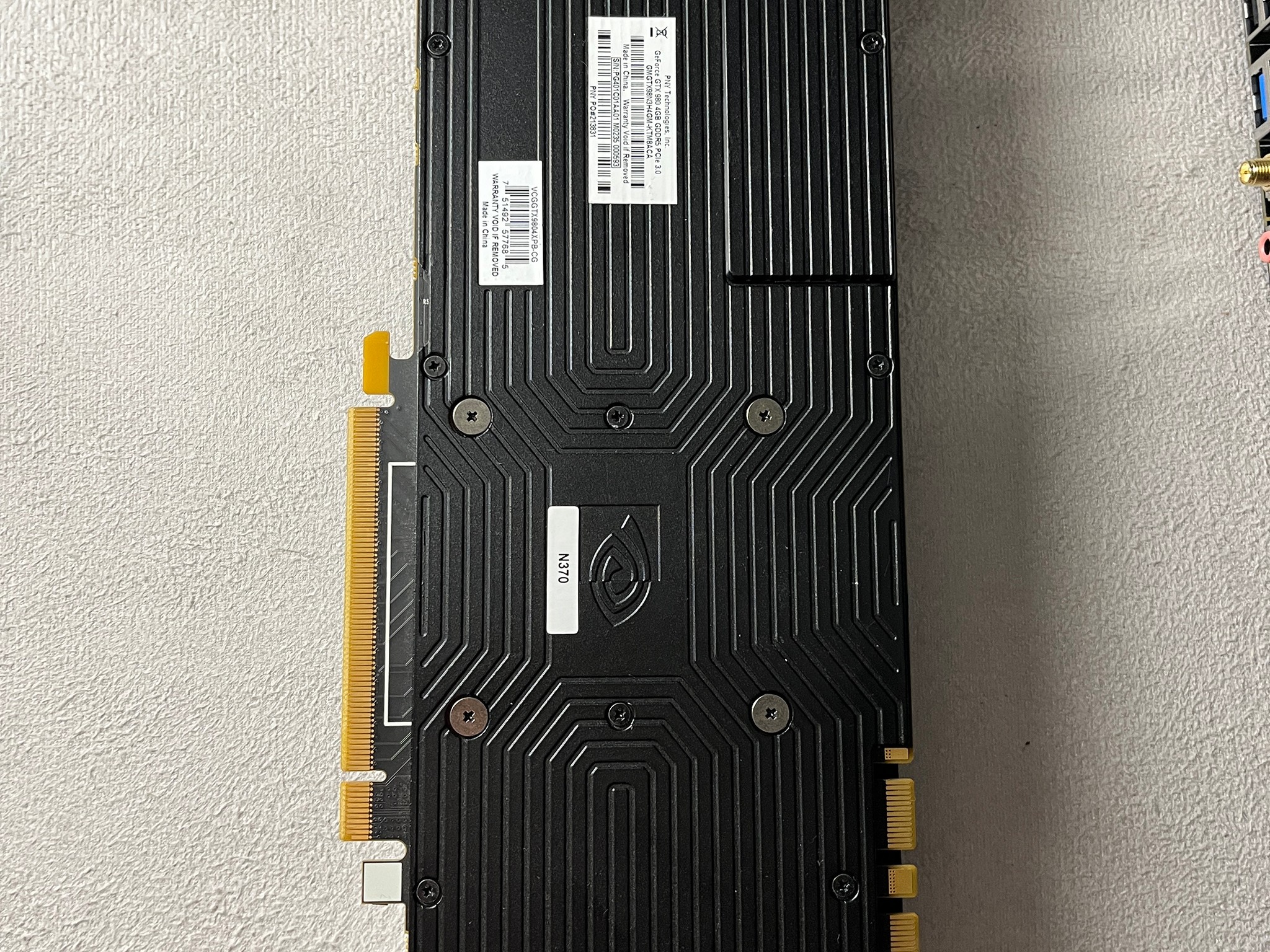 PNY Nvidia GeForce GTX 980 4GB Graphics Card