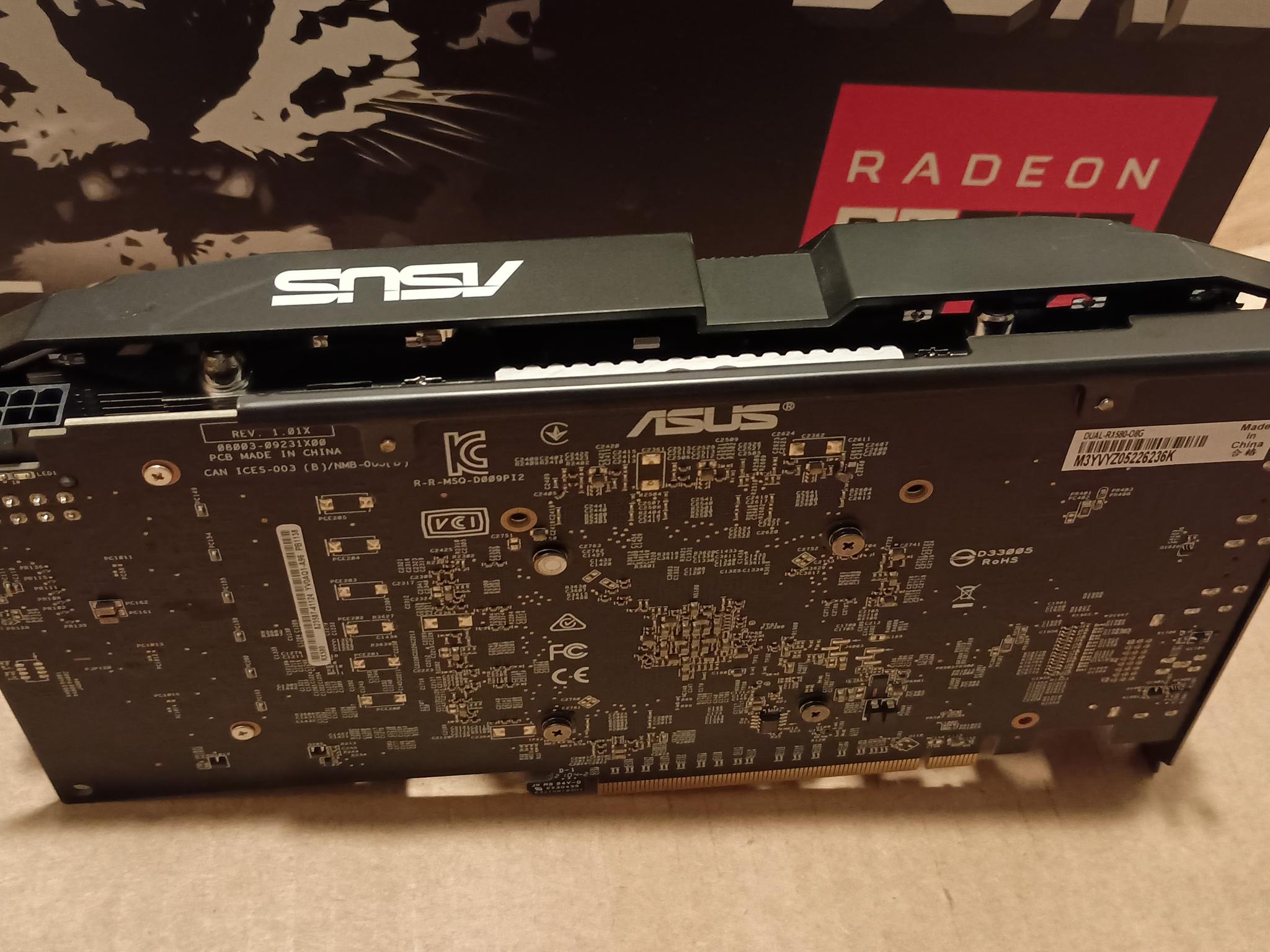 Asus DUAL Radeon RX 580 8GB
