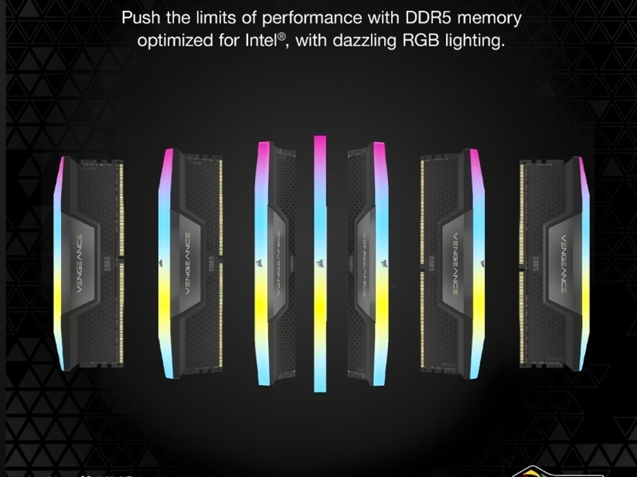 Corsair Vengeance RGB DDR5 RAM CL32 6400MTS 96GB(2X48GB)