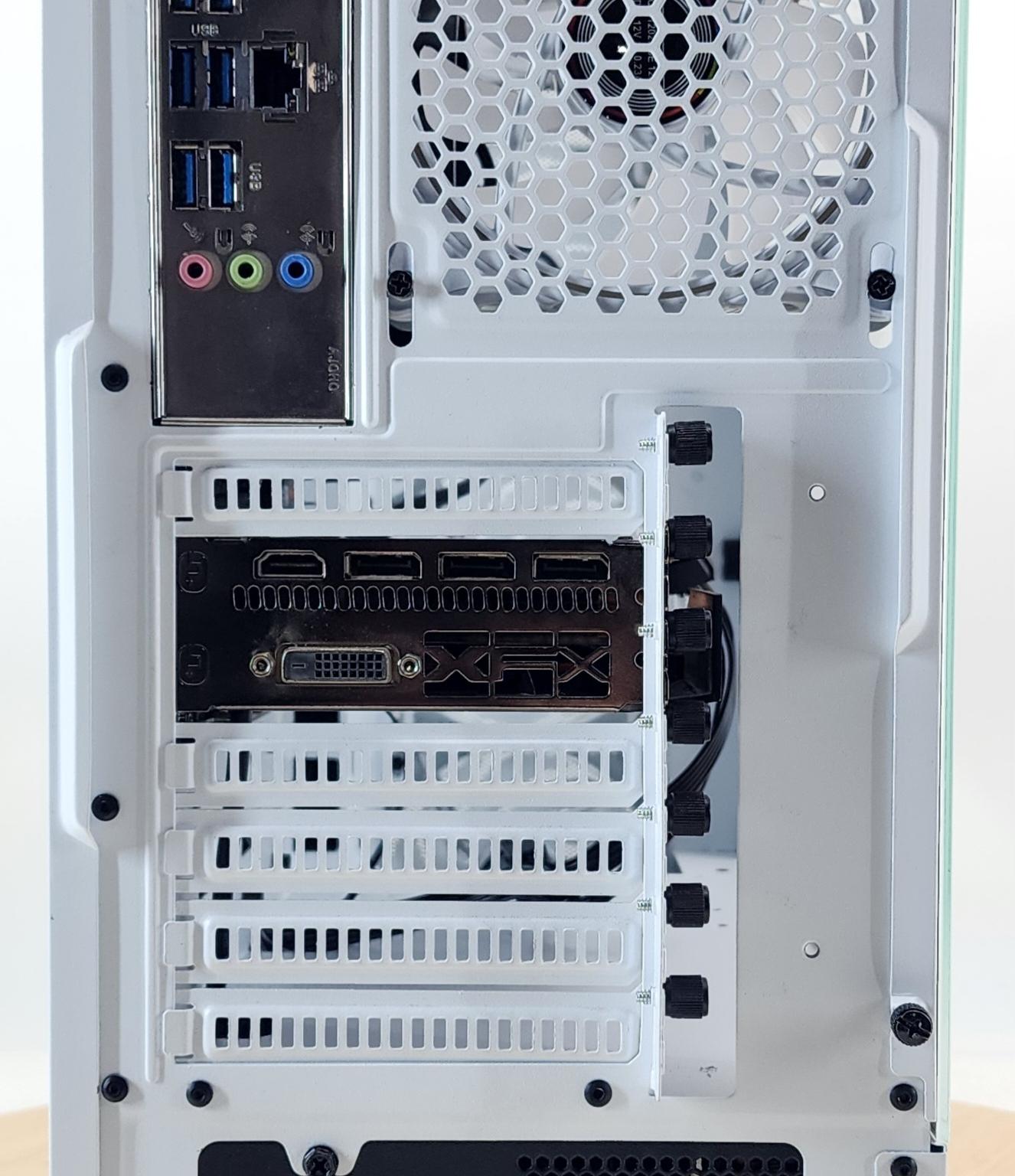 Gaming PC Ryzen 5 1600 8GB RAM 256GB SSD + 500GB HDD RX 470 8GB Win11 Computer