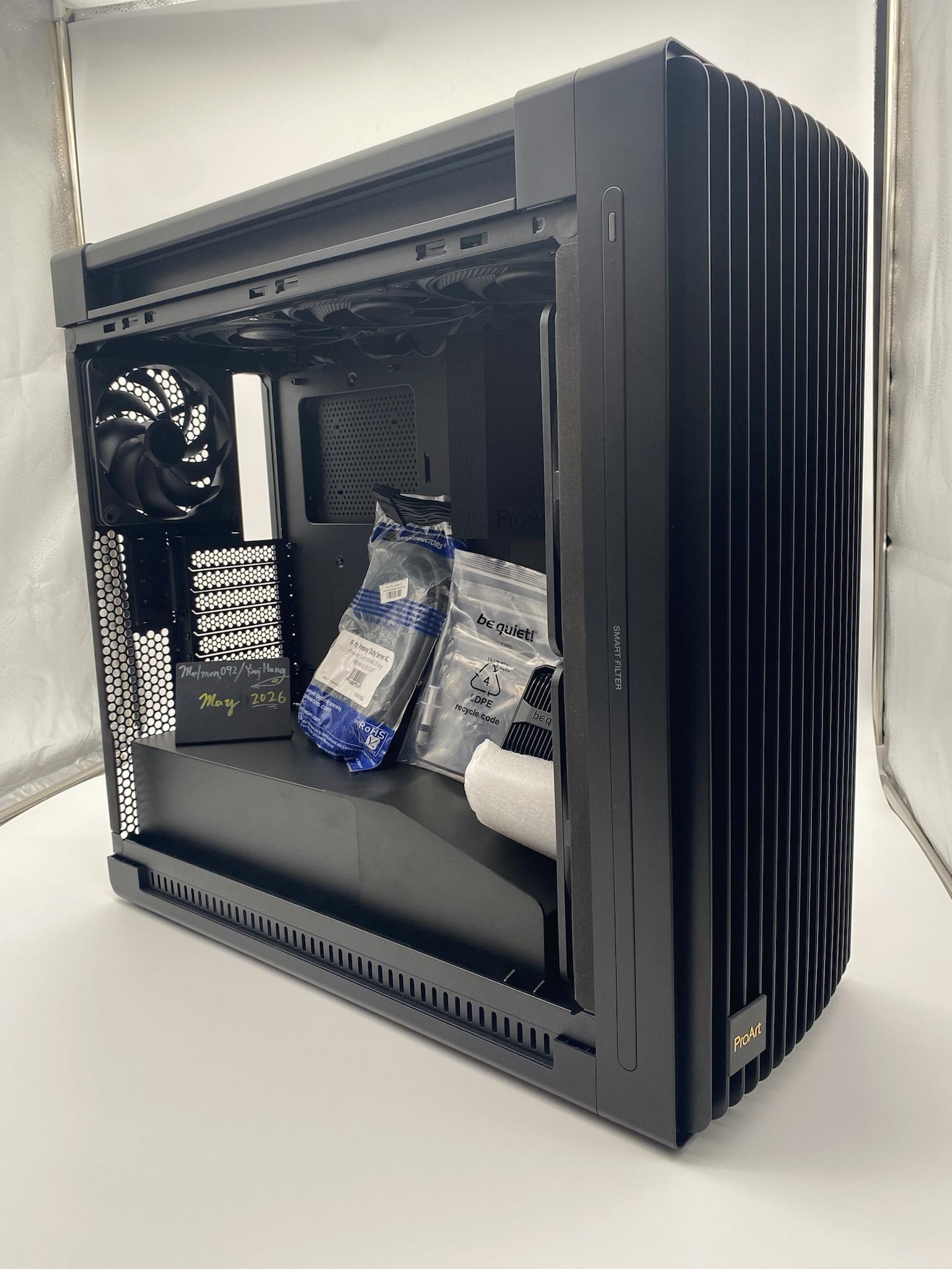 ASUS ProArt PA602 E-ATX PC Case with Be quite 420 AIO