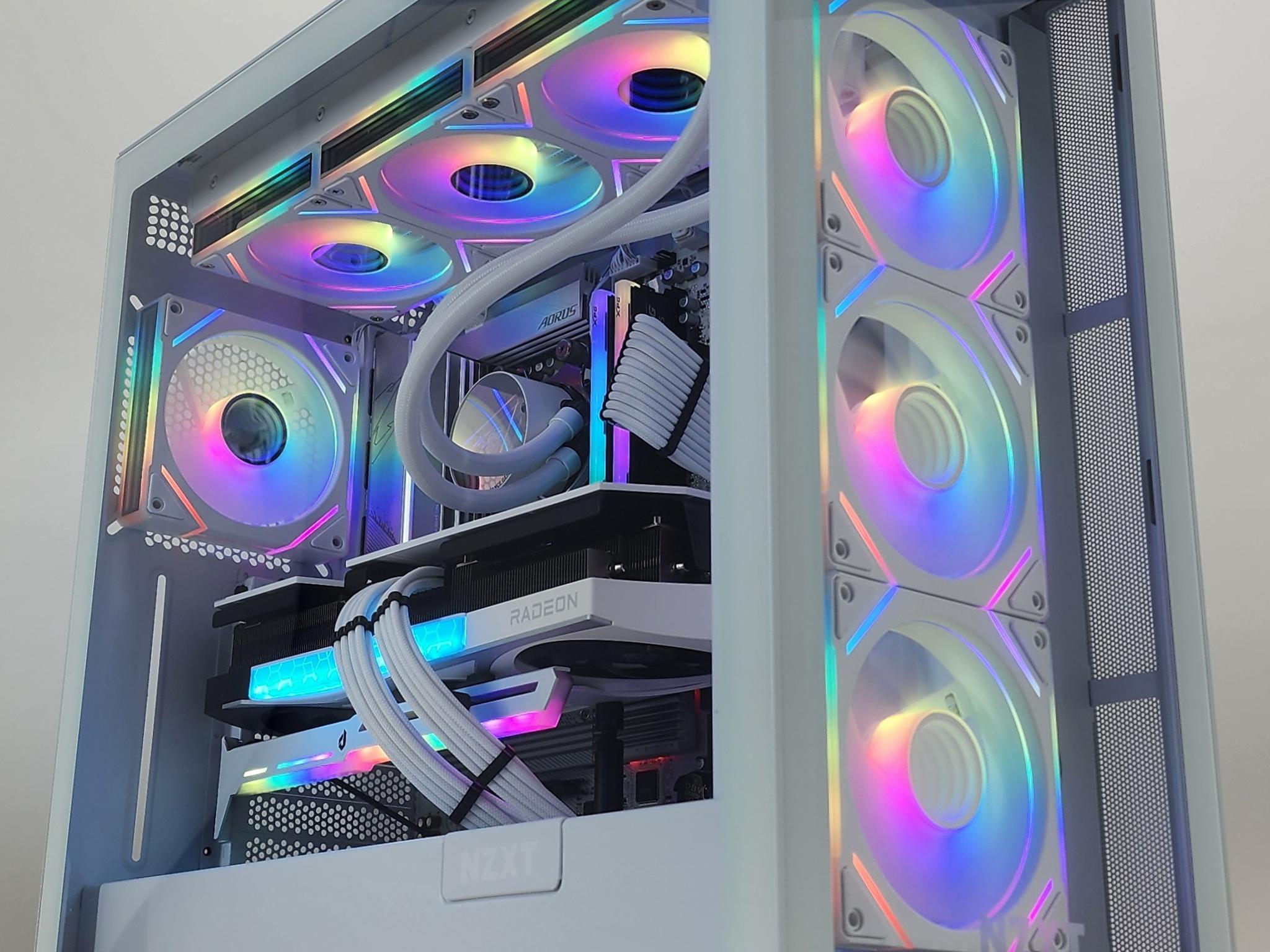 Gaming PC Ryzen 7 7800X3D 32GB RAM 2TB SSD RX 9070 XT 16GB Windows 11 Computer