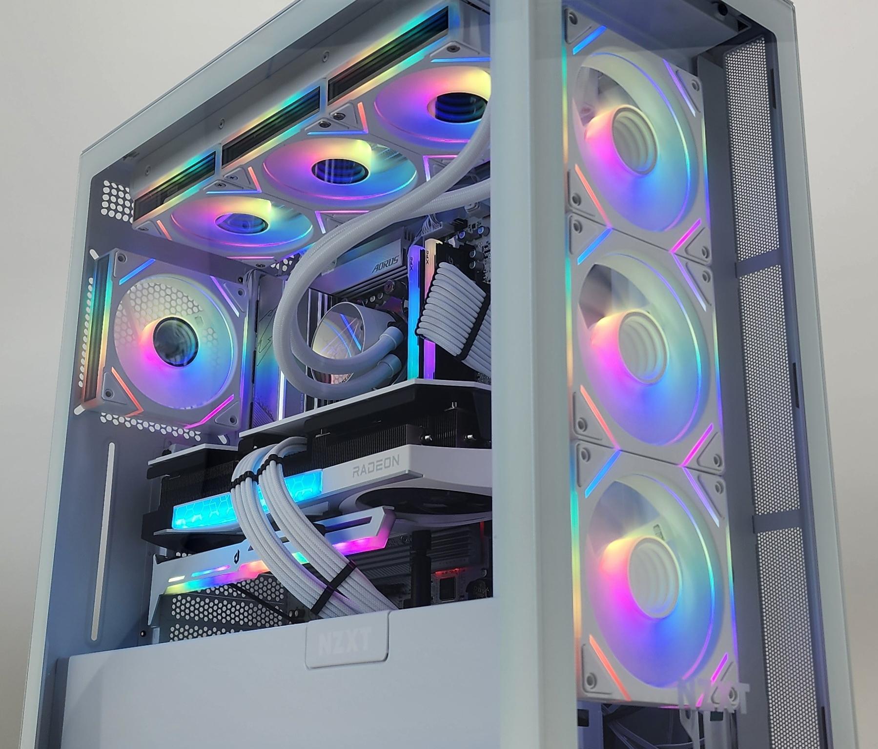Gaming PC Ryzen 7 7800X3D 32GB RAM 2TB SSD RX 9070 XT 16GB Windows 11 Computer