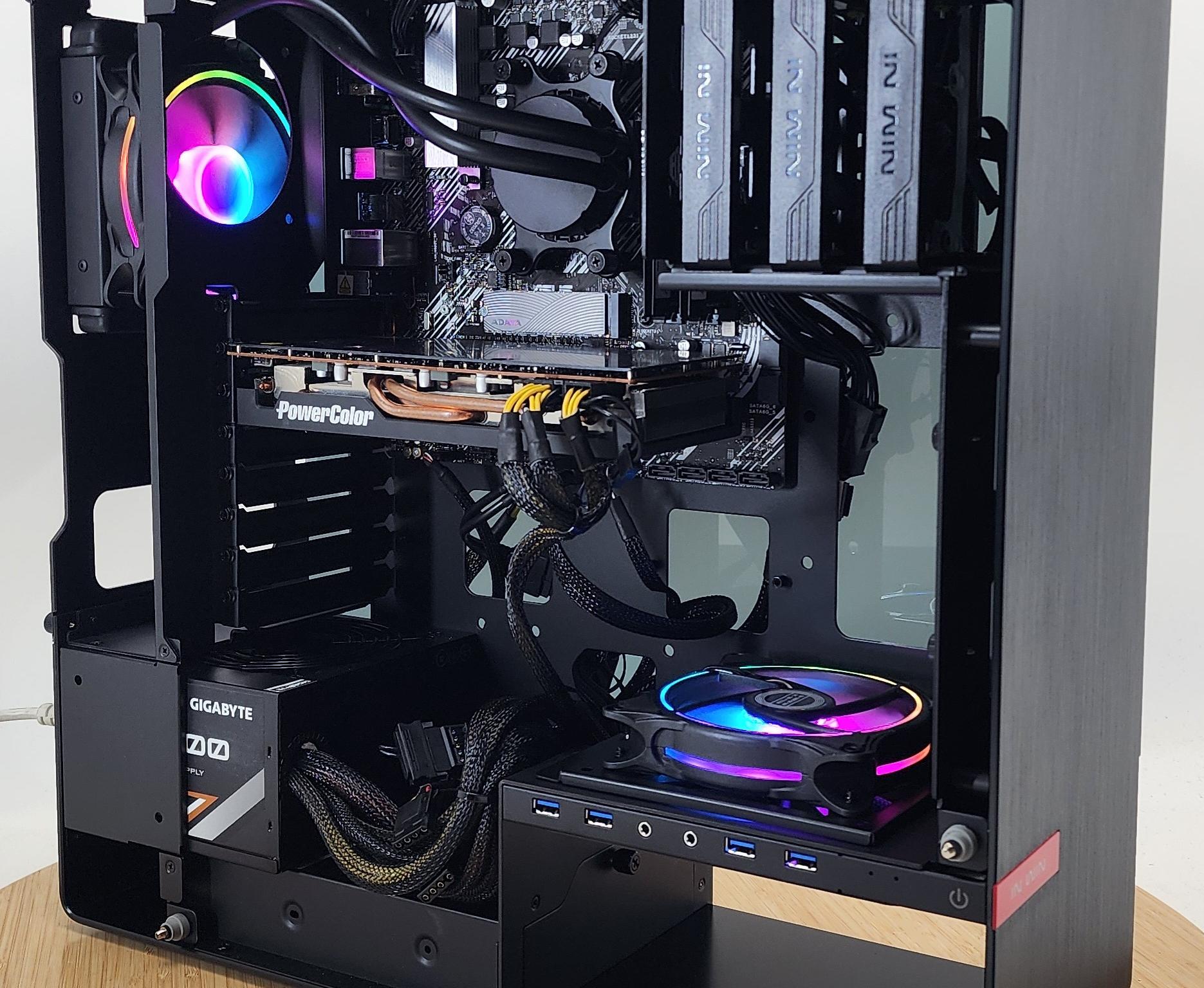 Gaming PC Ryzen 7 3700X 16GB RAM 512GB SSD RX 5700 XT 8GB Windows 11 Computer