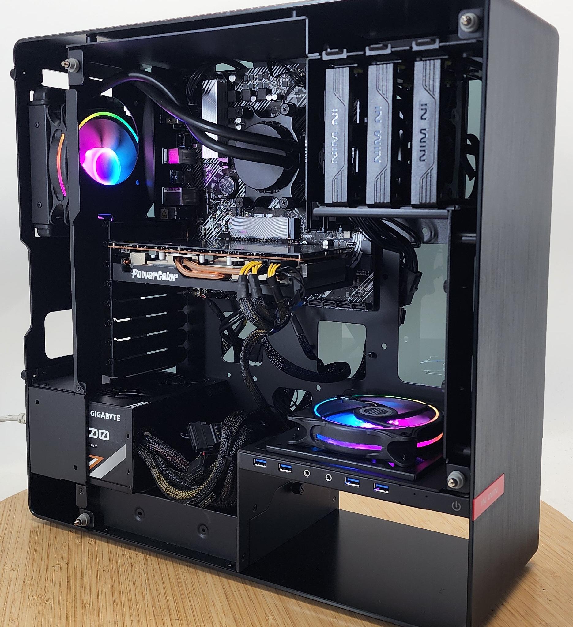 Gaming PC Ryzen 7 3700X 16GB RAM 512GB SSD RX 5700 XT 8GB Windows 11 Computer