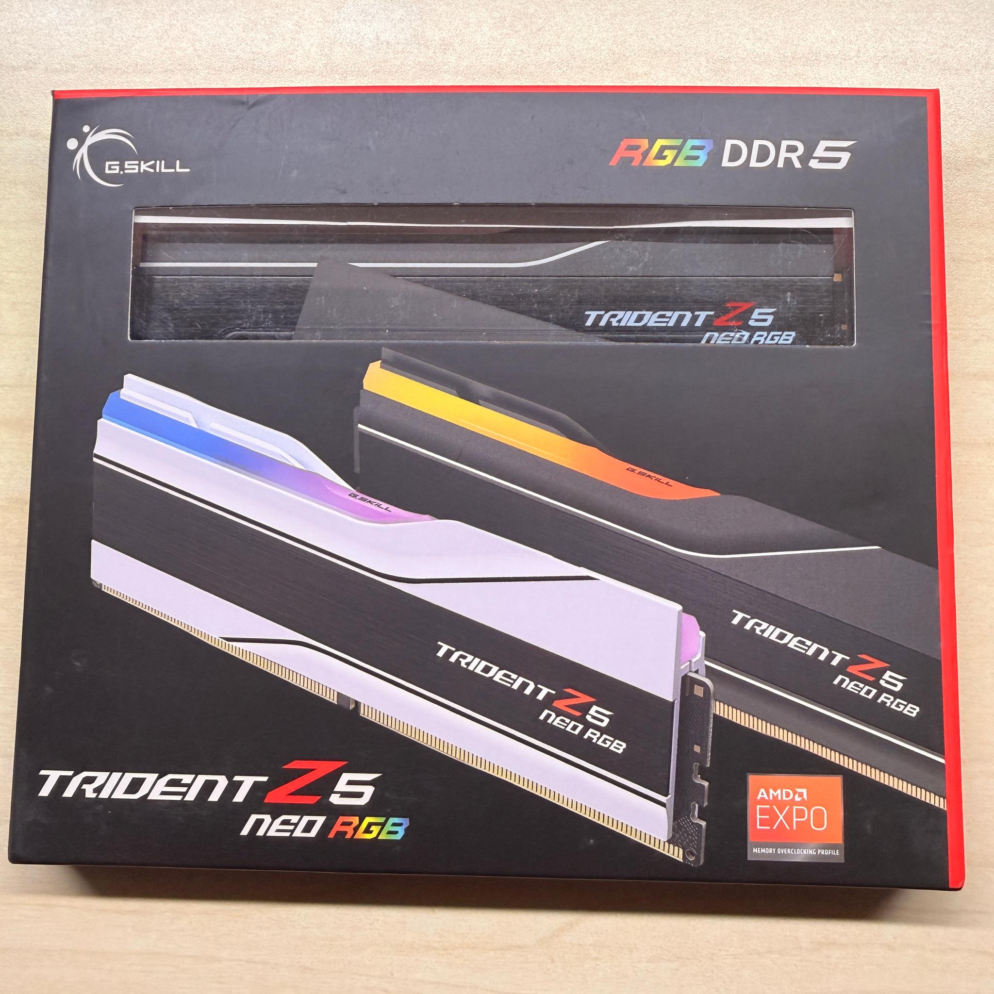G.Skill Trident Z5 neo rgb DDR5-6400 CL32 24Gbx2 EXPO