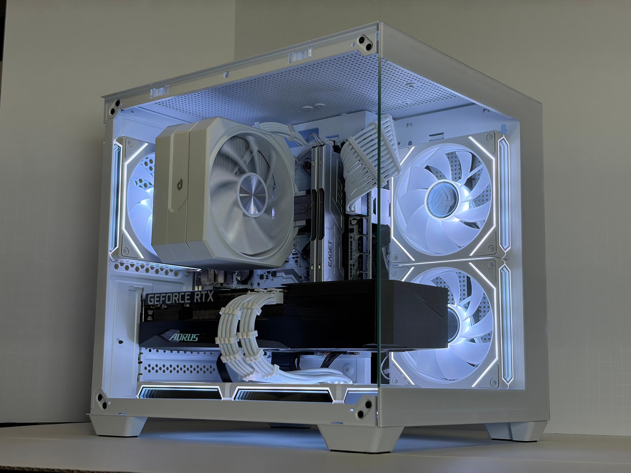 🔥 RTX 3060 Ti Gaming PC | Ryzen 5 5600 | 16GB RAM | 1TB NVMe | White RGB