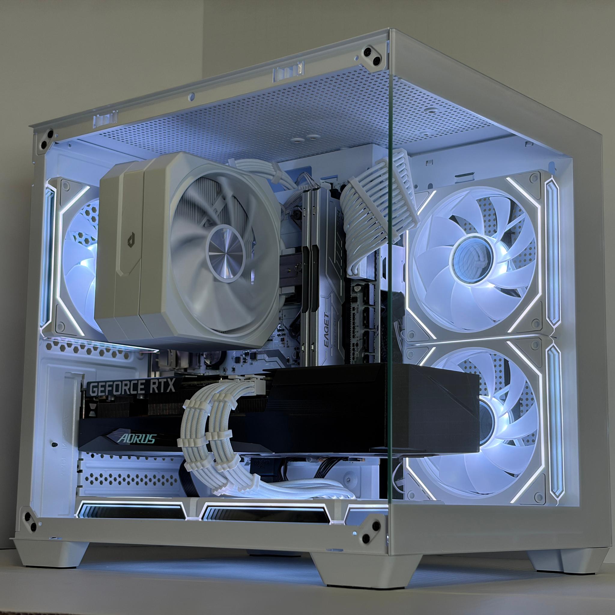 🔥 RTX 3060 Ti Gaming PC | Ryzen 5 5600 | 16GB RAM | 1TB NVMe | White RGB