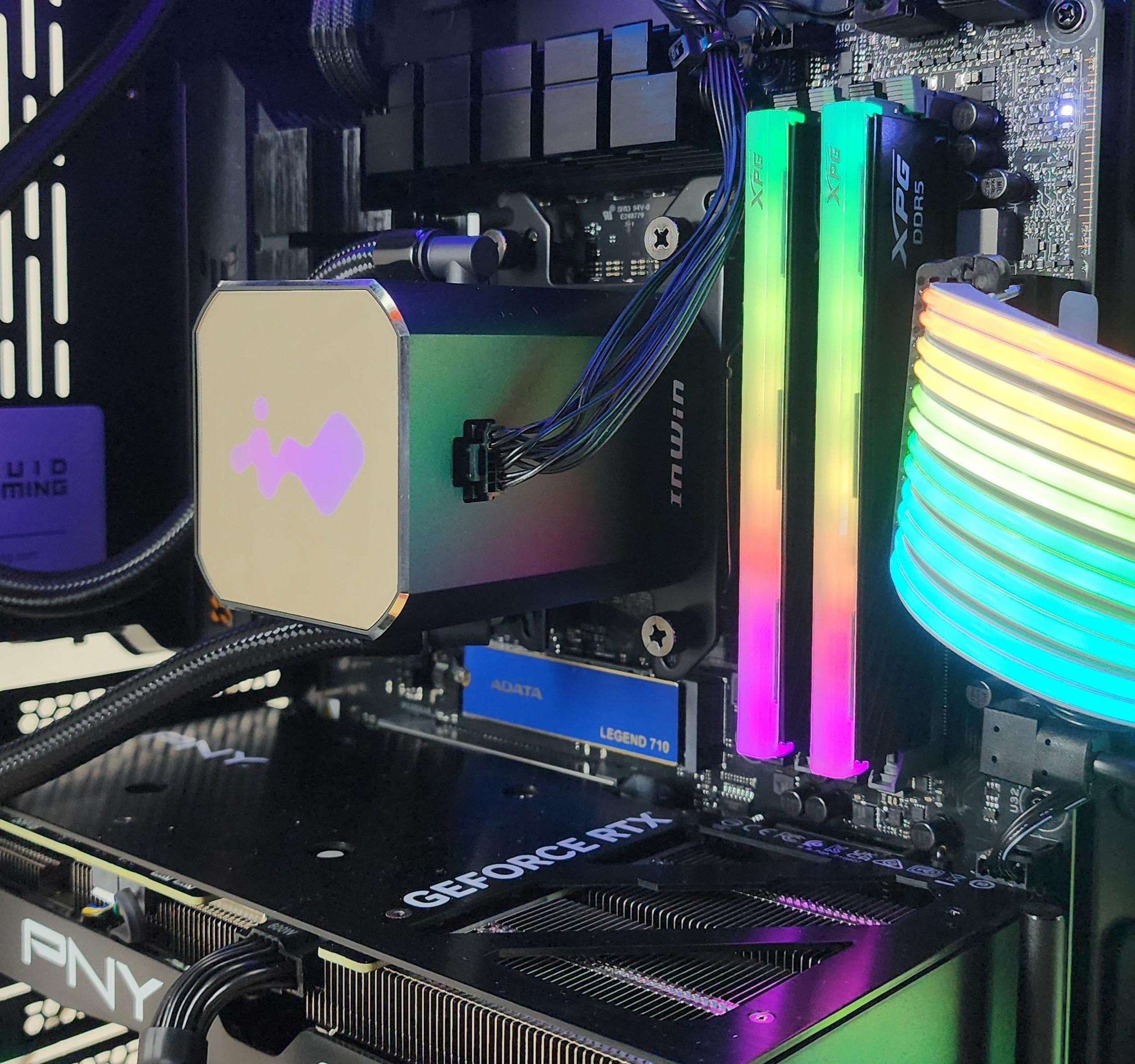 Gaming PC Ryzen 7 9700X 32GB RAM 2TB SSD RTX 4070 SUPER 12GB Windows 11 Computer
