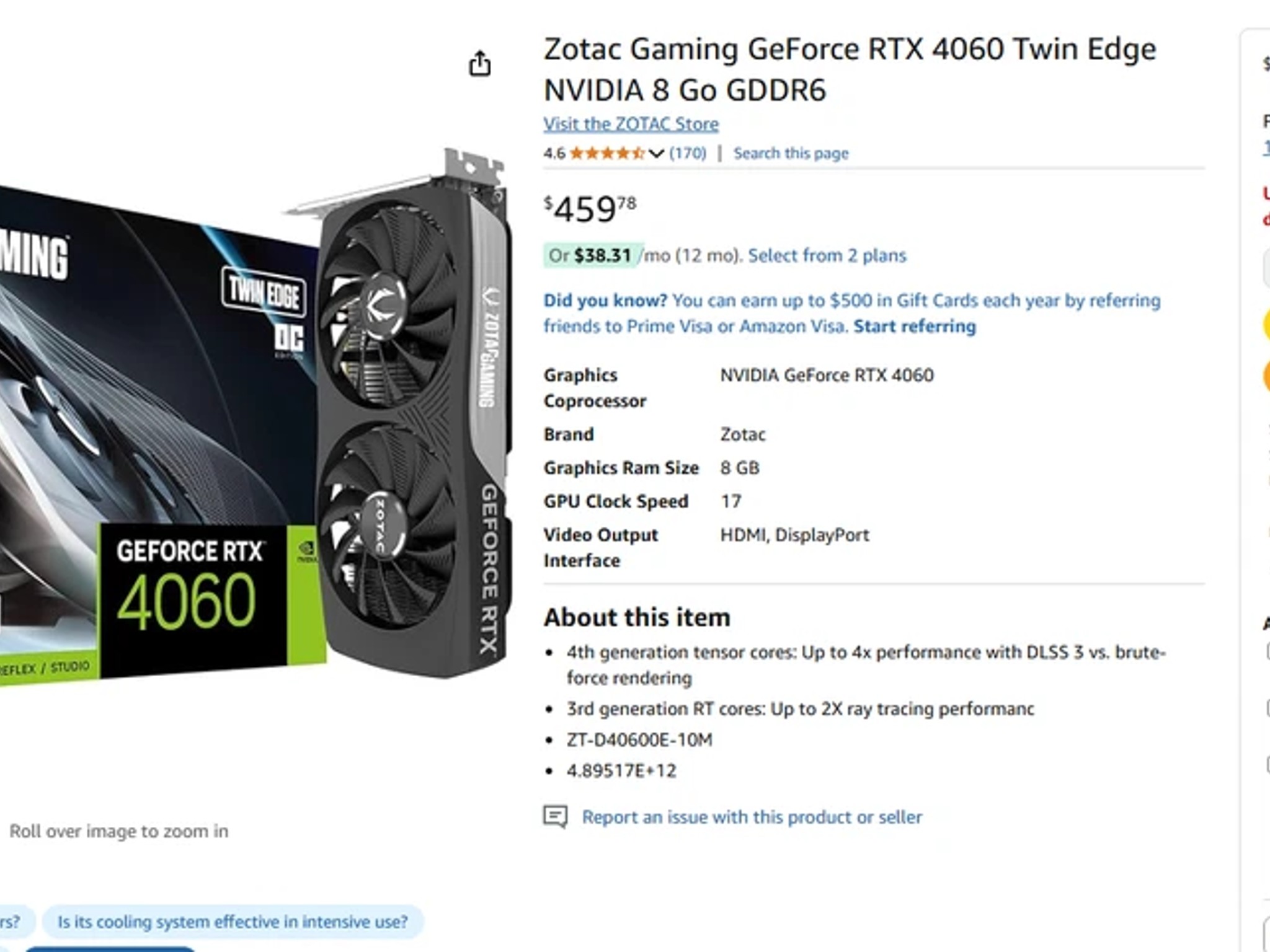 Gaming PC I 5 9400F 9th Gen 6 Cores 6 threads RTX 4060 8GB ram