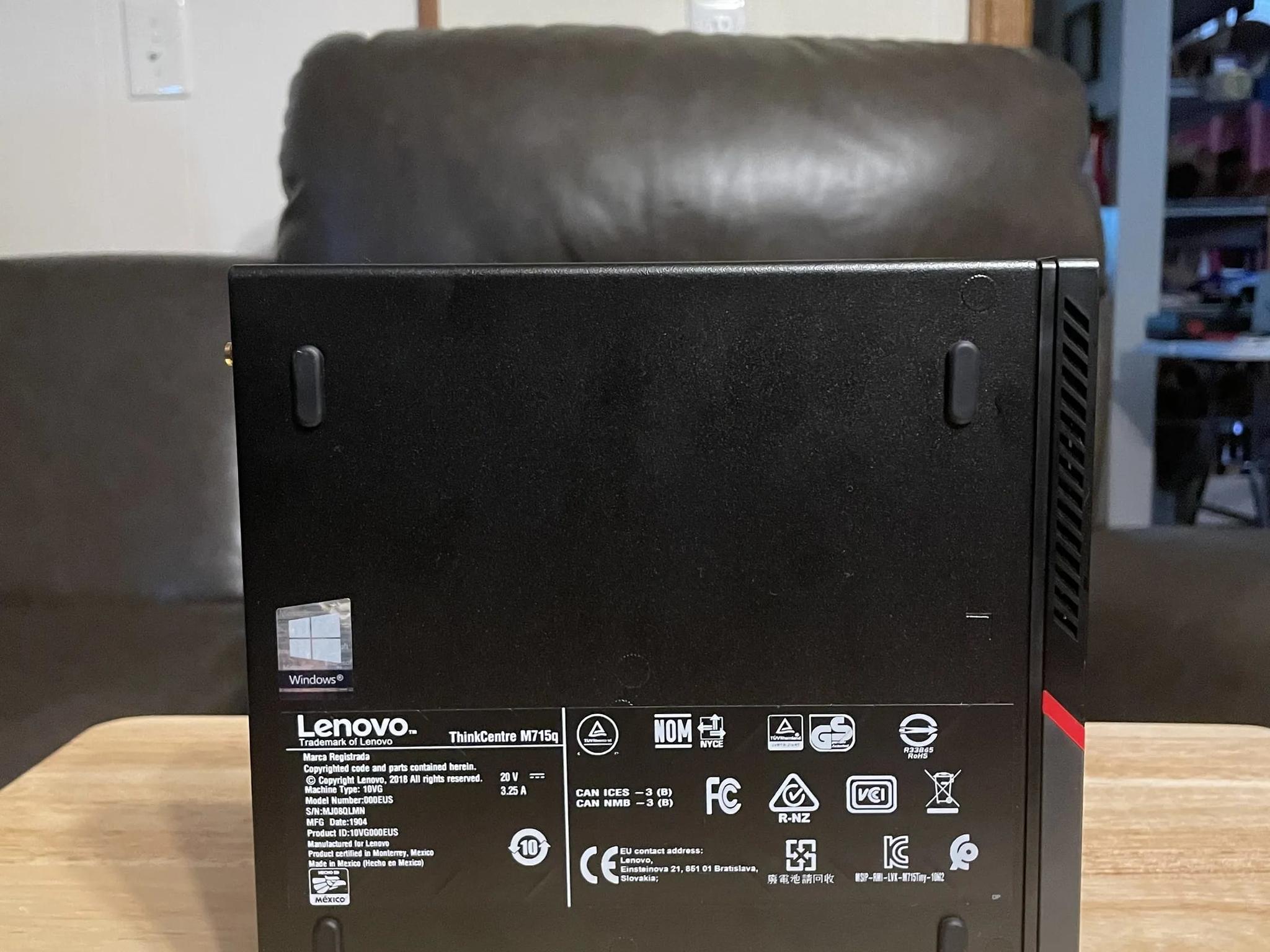 Lenovo Thinkcentre M715q Tiny - Ryzen Pro 2200GE