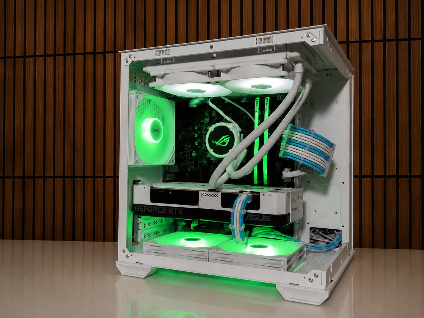 White gaming Pc | RTX 4070 12GB | 12600K | DDR4/5 |32GB RAM | 1TB | Windows 11 |
