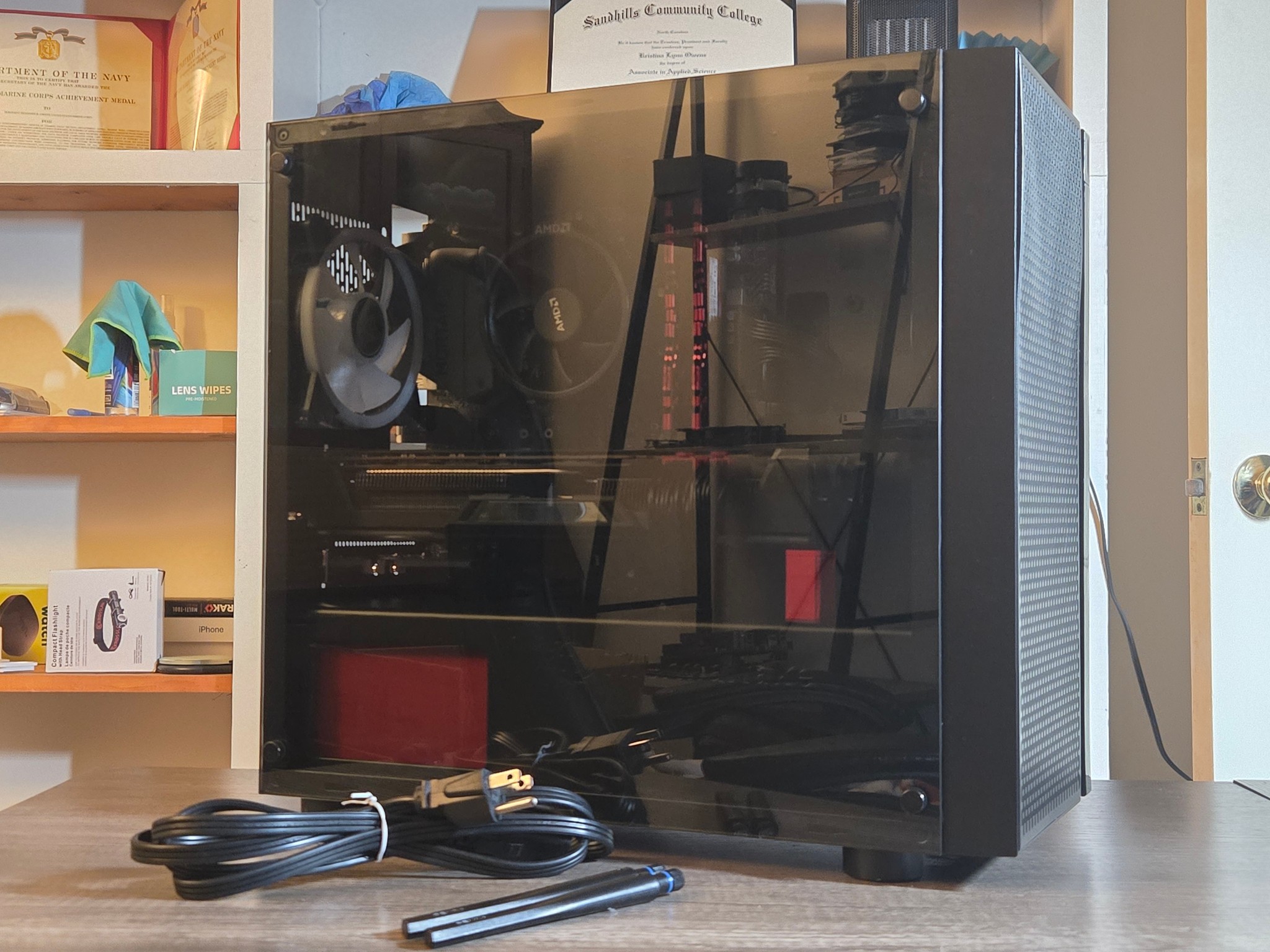 Red + Black Gaming PC | RX Vega 56 8GB | R5 2600 | 16GB | 500GB