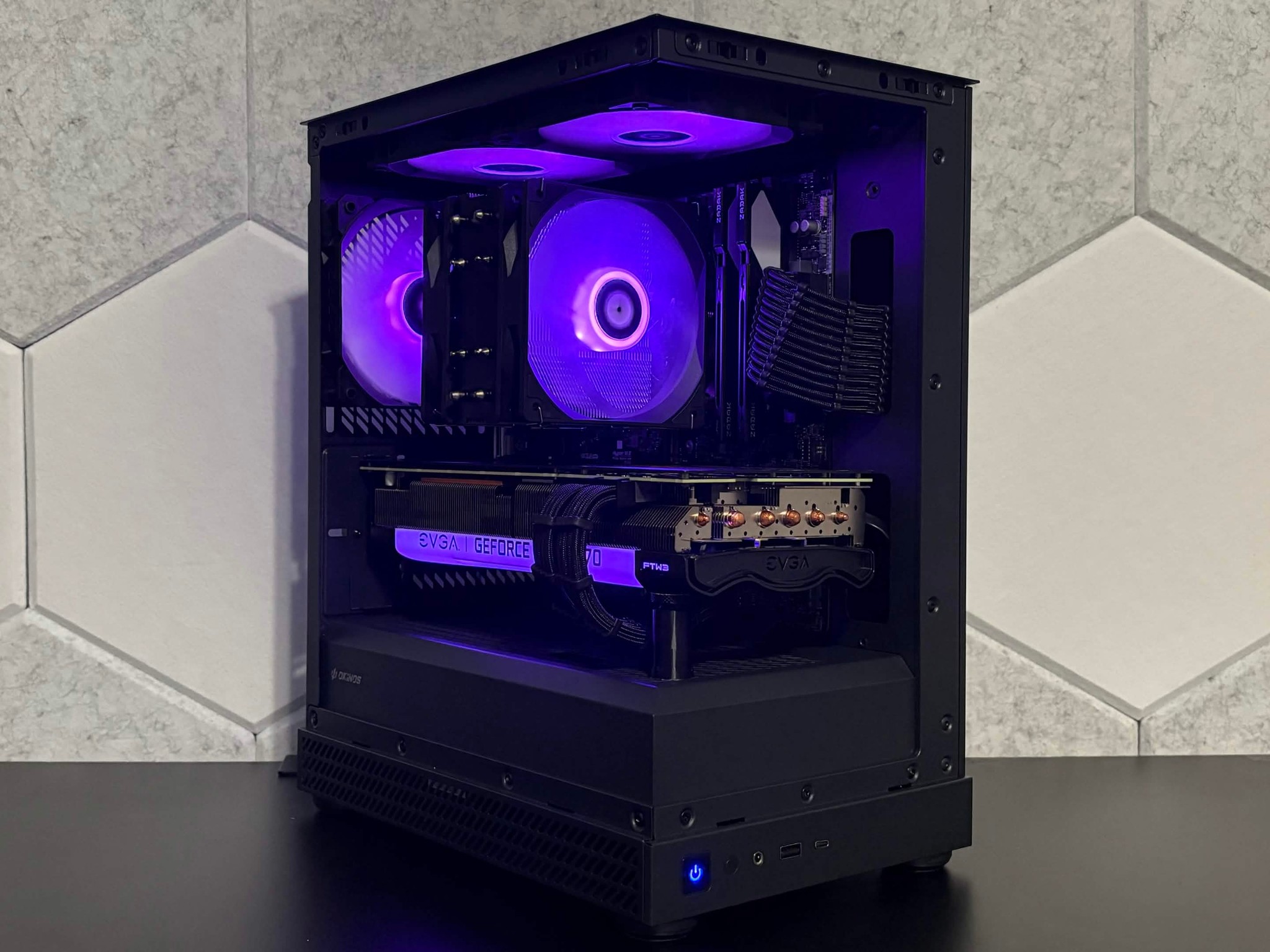 💜🖤 RTX 3070 | Ryzen 5 5500 🖤💜| 16GB DDR4 | 512GB SSD | WIFI 6E | 1080p/1440p Budget Gaming PC