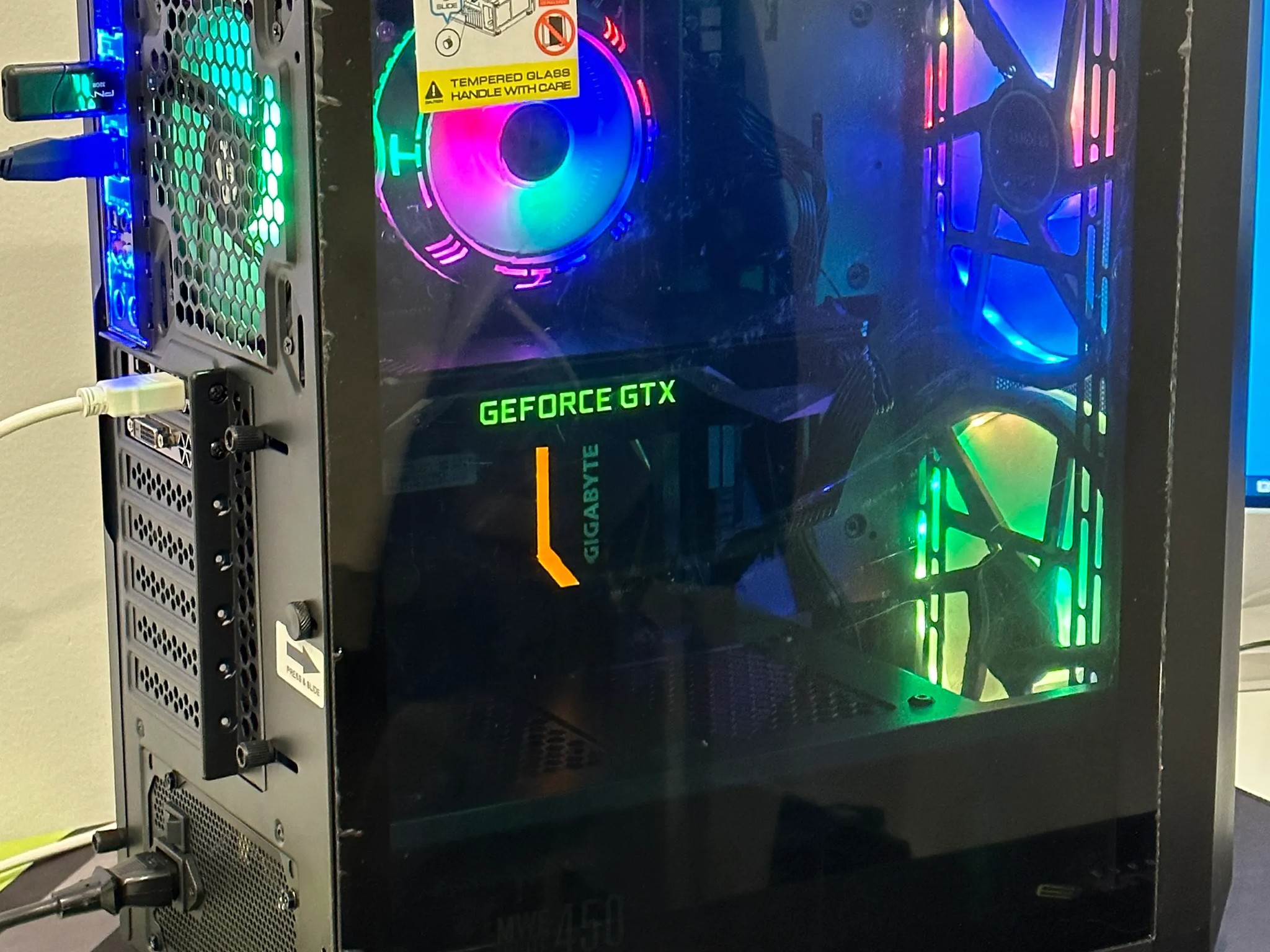 🌈🧮Gaming PC🪅🍭 Intel Xeon E5 2640 V3 8 cores i7-Nvidia GTX 1070 8GB-24GB DDR4 RAM-512GB NVME