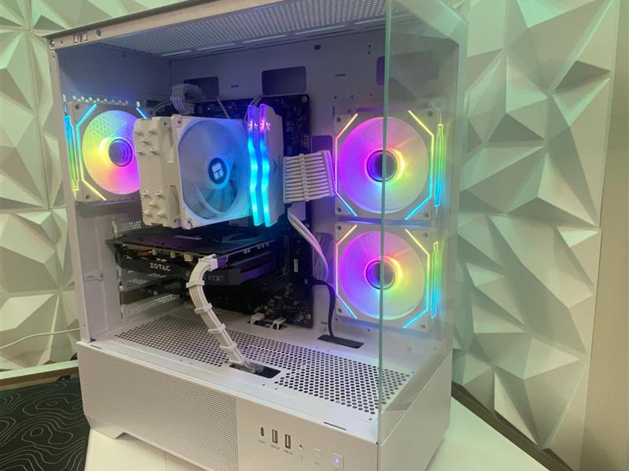 White RGB Gaming PC | i5 | RTX 2060 | 16GB RGB RAM | 512GB M.2 SSD | WI-FI
