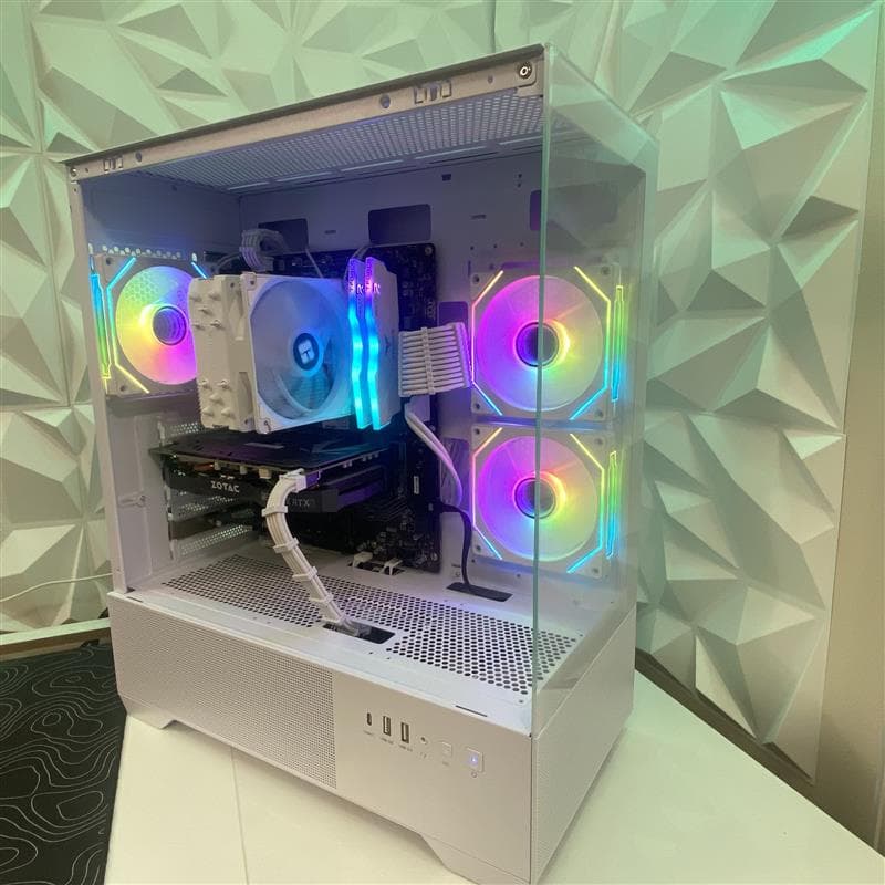 White RGB Gaming PC | i5 | RTX 2060 | 16GB RGB RAM | 512GB M.2 SSD | WI-FI