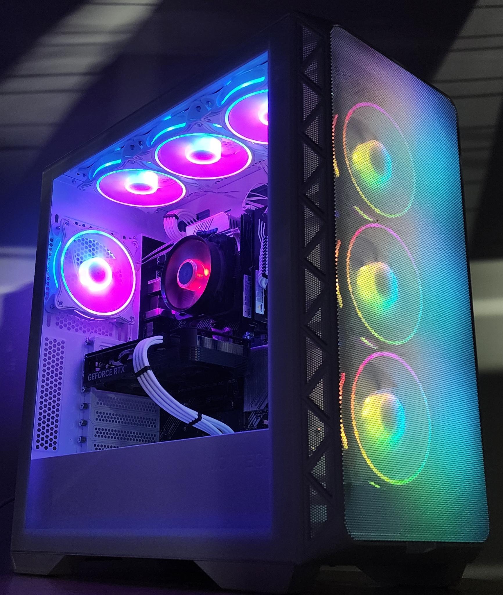Gaming PC Ryzen 7 5700X 16GB RAM 500GB SSD RTX 4060 8GB Windows 11 Computer