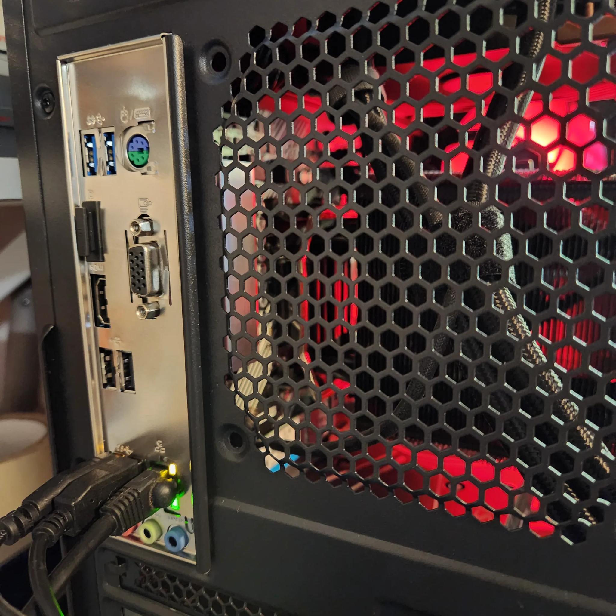 The RED MONSTER 2 1080p gaming pc GTX 1080 SEAHAWK and Ryzen 7 1700X