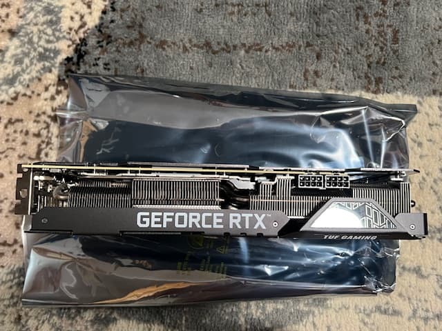 ASUS NVIDIA GeForce RTX 3070 Ti TUF Gaming Overclocked Triple-Fan 8GB GDDR6X PCIe 4.0 Graphics Card