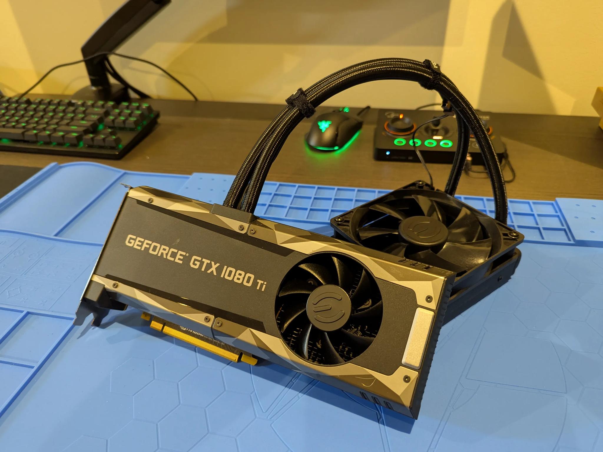 NVIDIA 1080ti AIO Water Cooled GPU