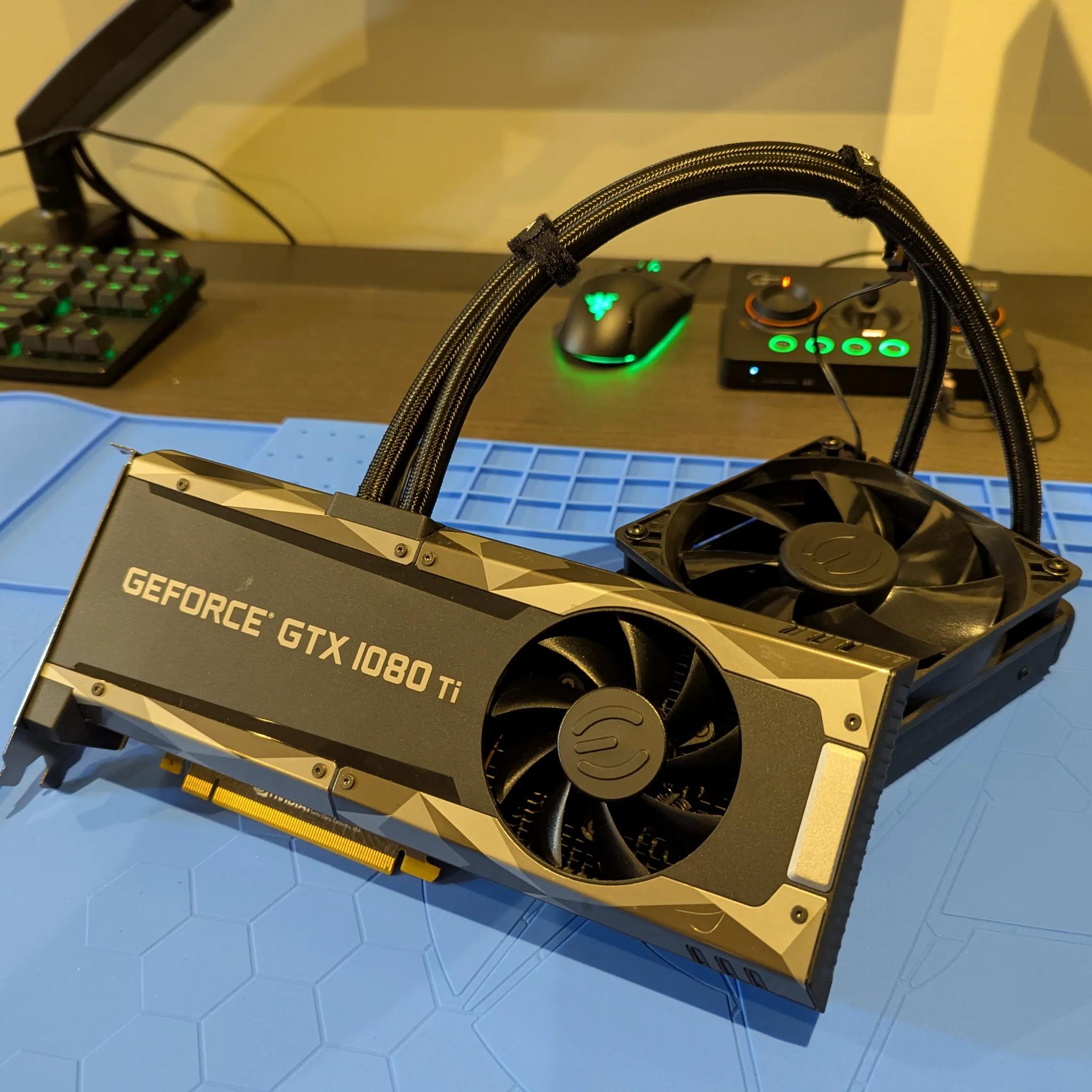 NVIDIA 1080ti AIO Water Cooled GPU