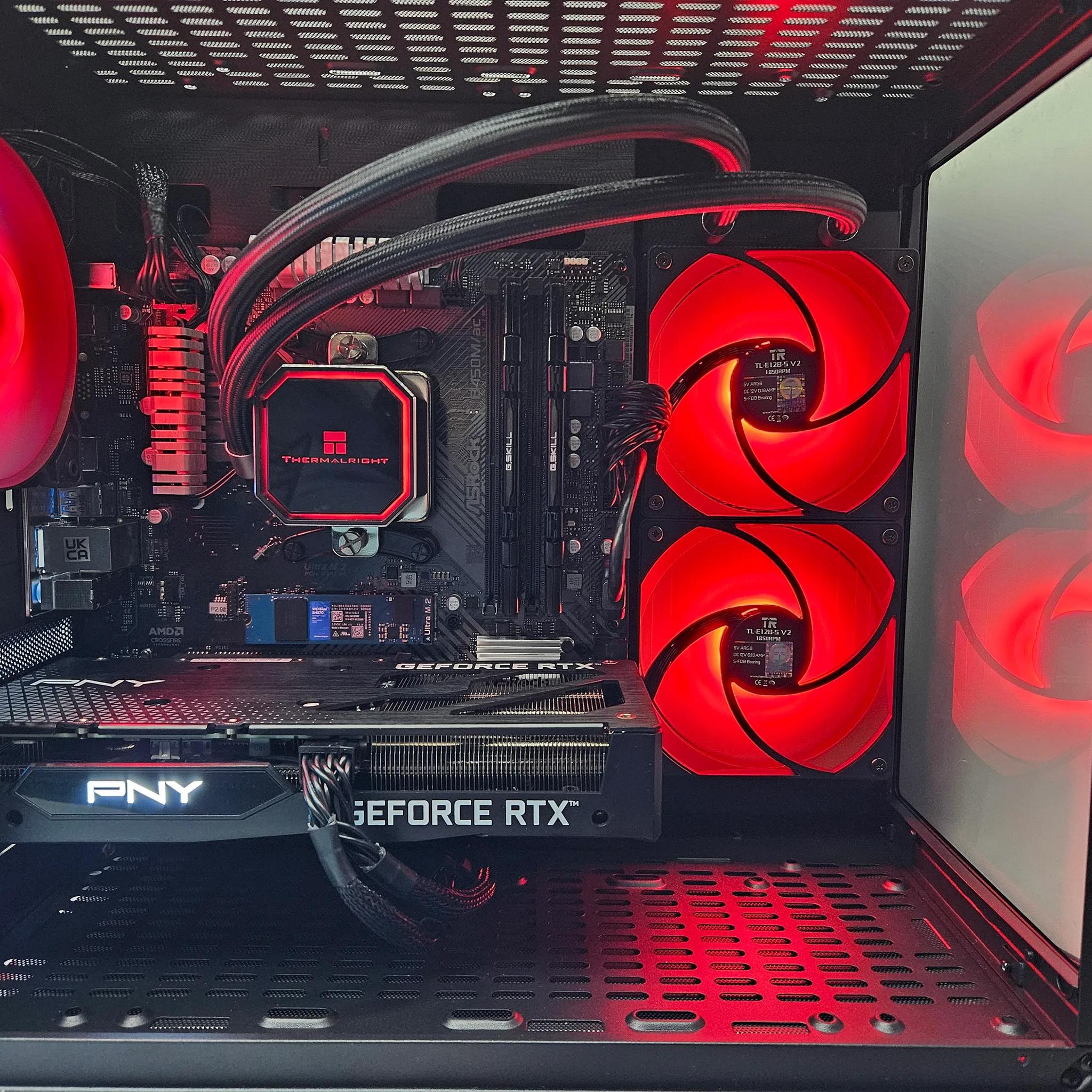 Budget Baller Liquid Cooled Gaming RIG Ryzen 5 5500 / 16GB / 512GB / RTX 3060