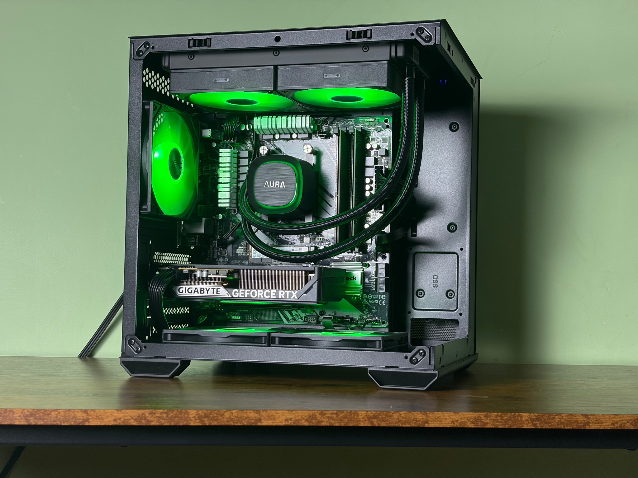 1440P Gaming PC | RTX 5060 | Ryzen 5 5500 | 16GB DDR4 | 1TB SSD | Free Ship!