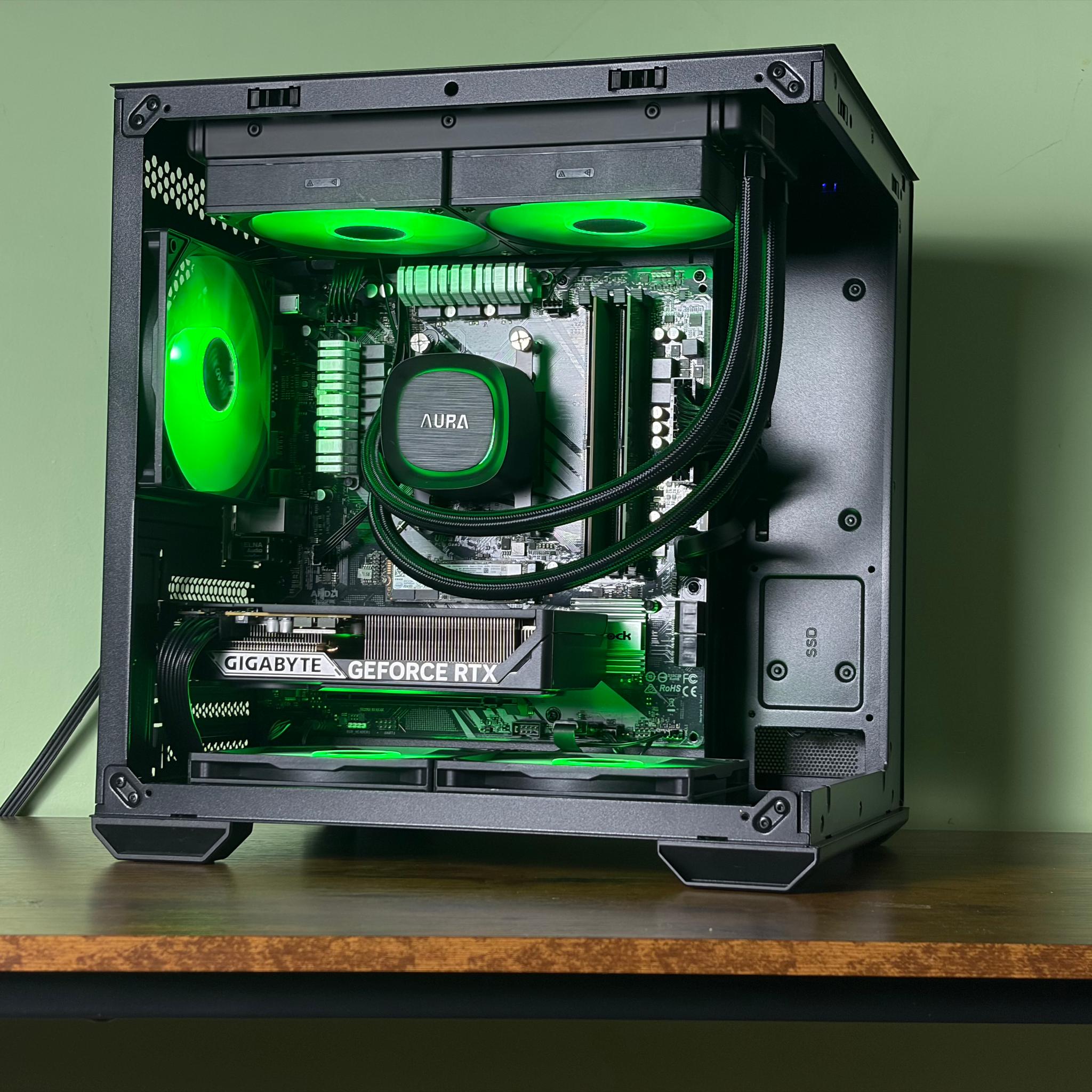 1440P Gaming PC | RTX 5060 | Ryzen 5 5500 | 16GB DDR4 | 1TB SSD | Free Ship!