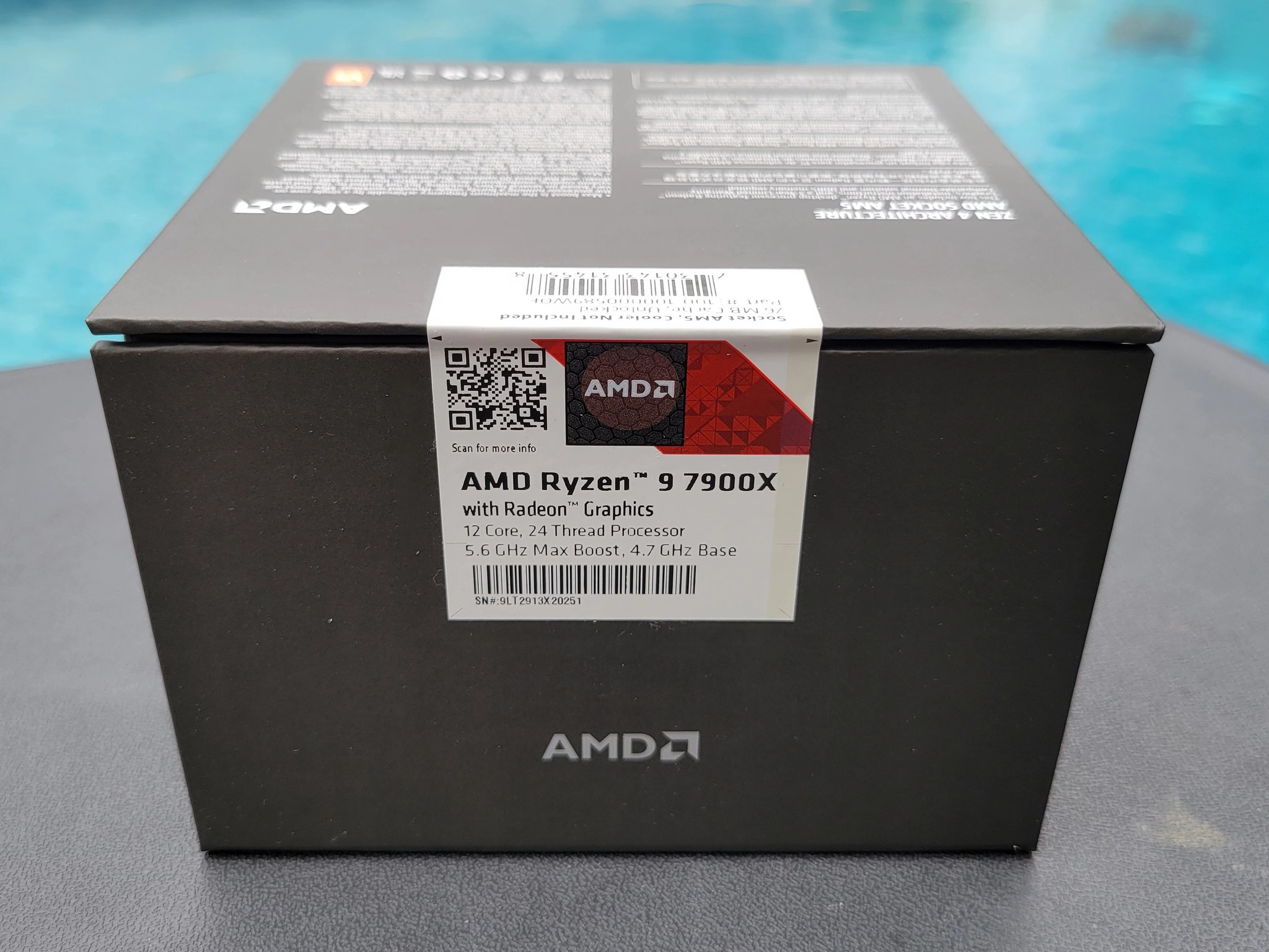 AMD Ryzen 9 7900X 12C/24T Zen4 CPU