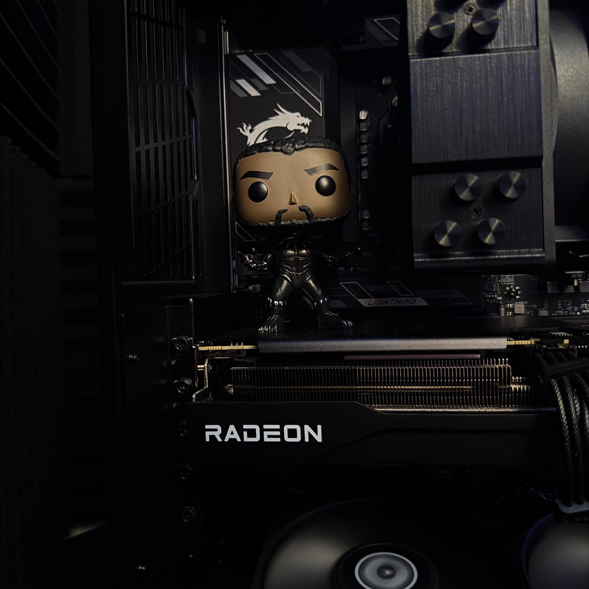 |The Black Panther Gaming PC|RX 9060 XT 16 GB|16 GB DDR5 6000|Ryzen 5 7600X3D|512 GB NVMe|ALL BLACK|