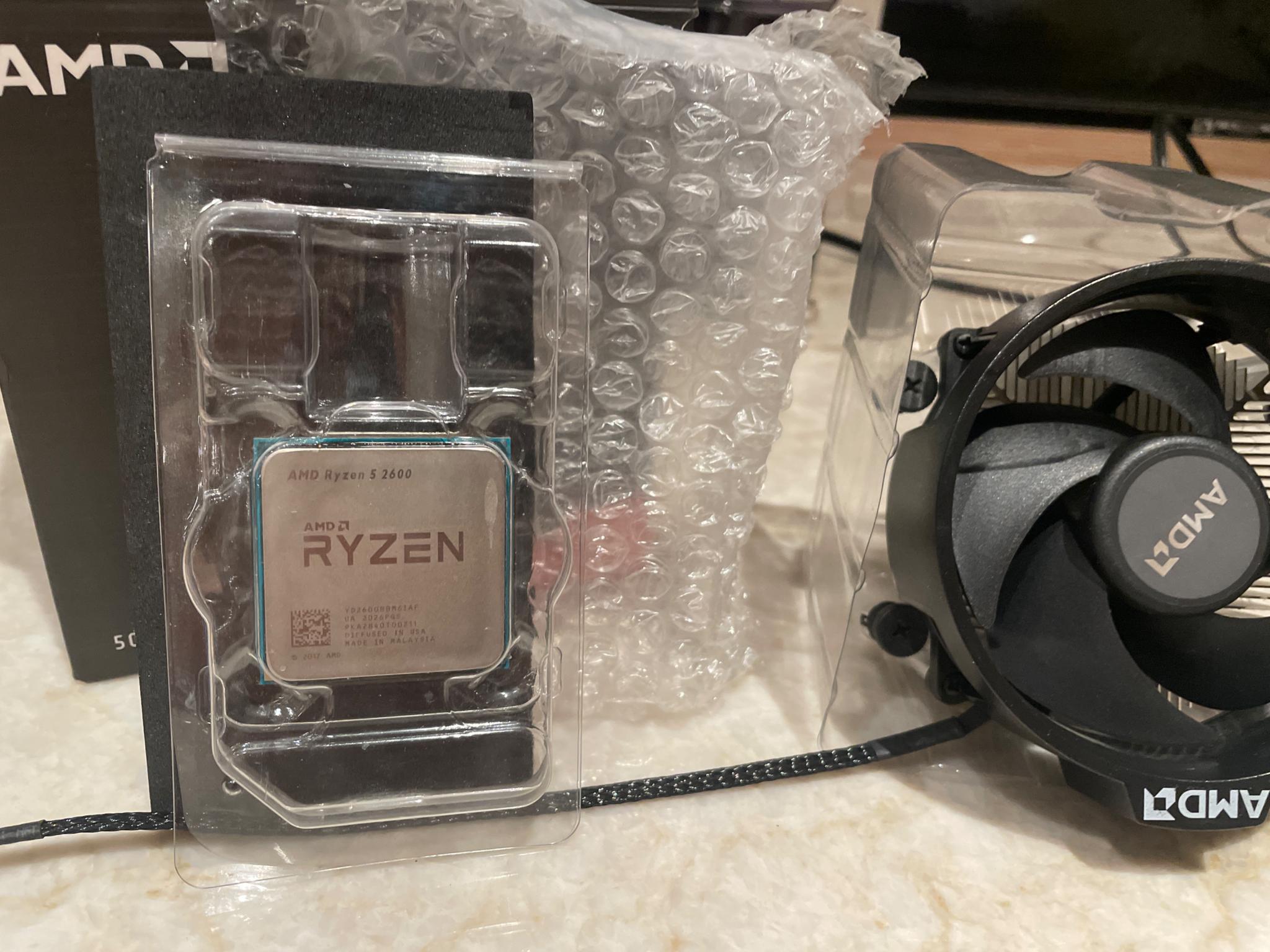 Ryzen 5 2600 with cooler