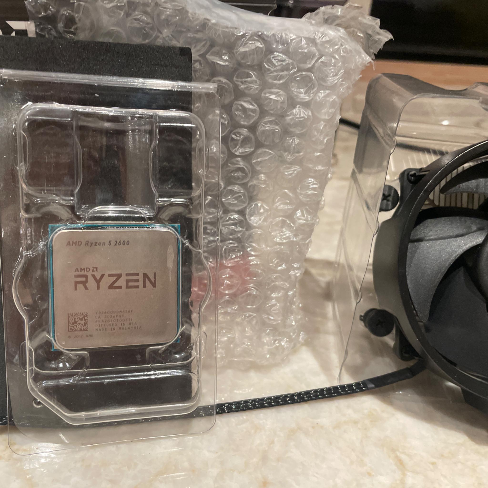 Ryzen 5 2600 with cooler