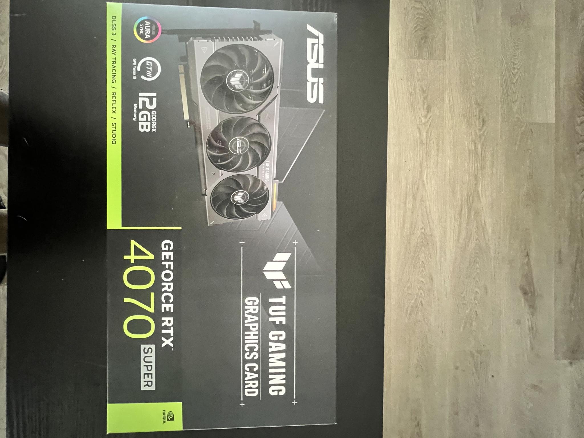 ASUS TUF RTX 4070 Super 12GB — Barely Used