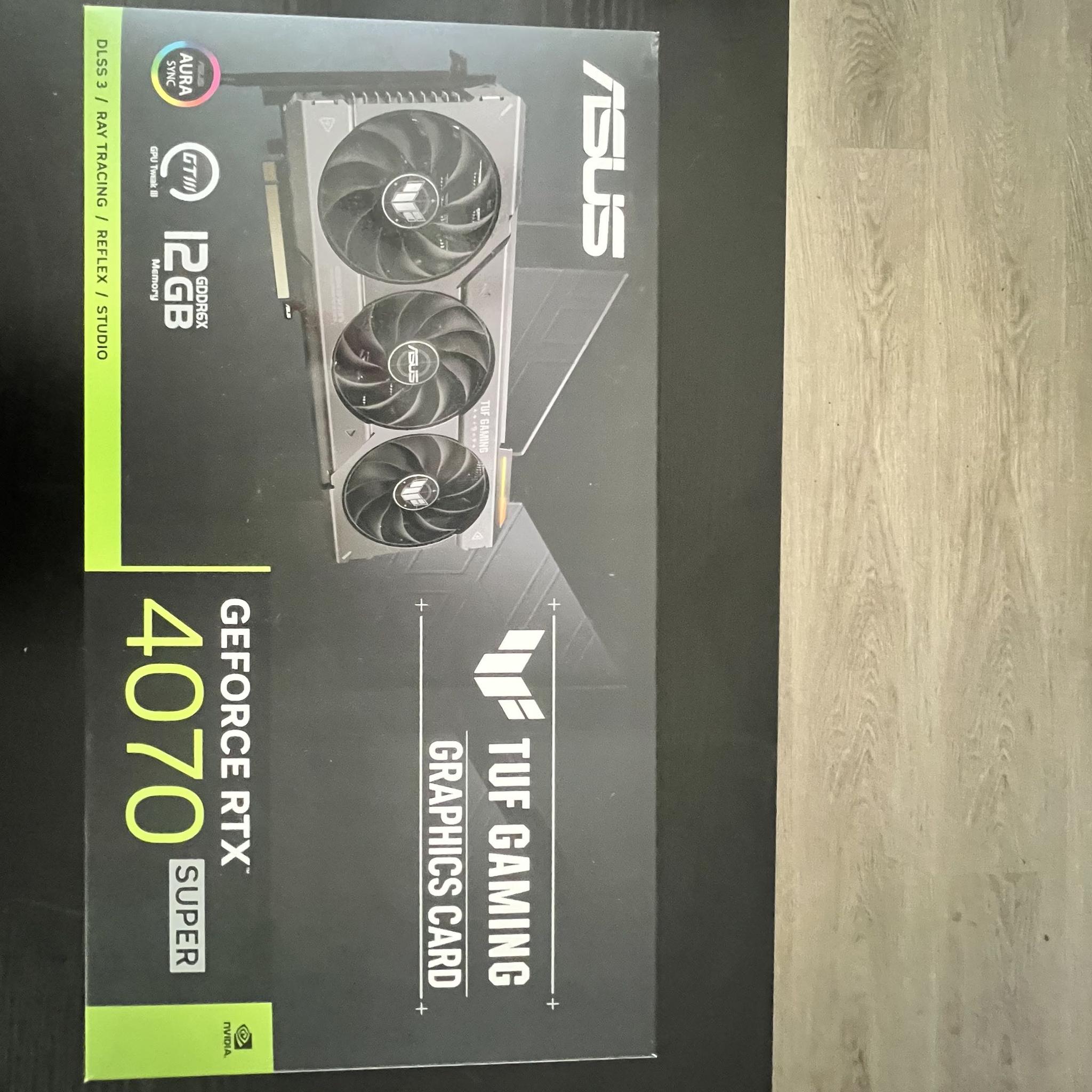 ASUS TUF RTX 4070 Super 12GB — Barely Used