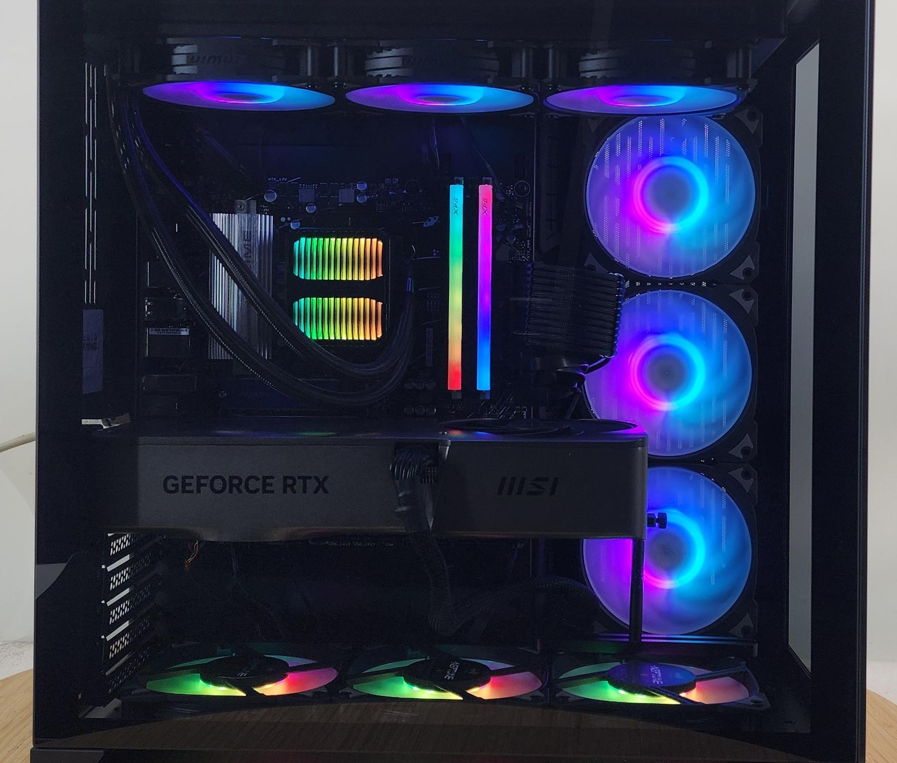 Gaming PC Ryzen 9 7950X 32GB RAM 1TB SSD RTX 4070 Ti SUPER 16GB Win11 Computer