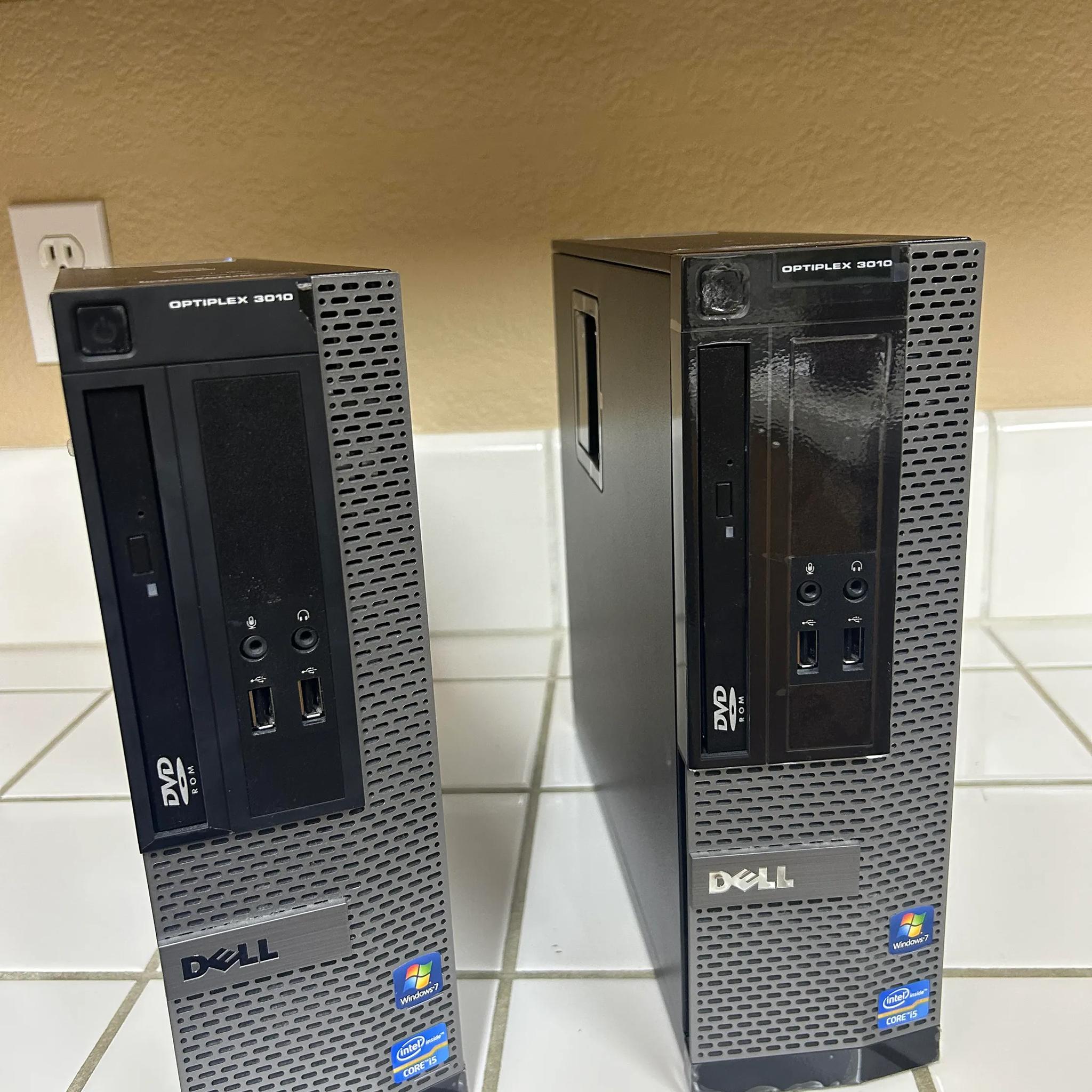 2 Dell OptiPlex 3010 SSF (To Be Upgraded | i5 3470 | DVD Player )