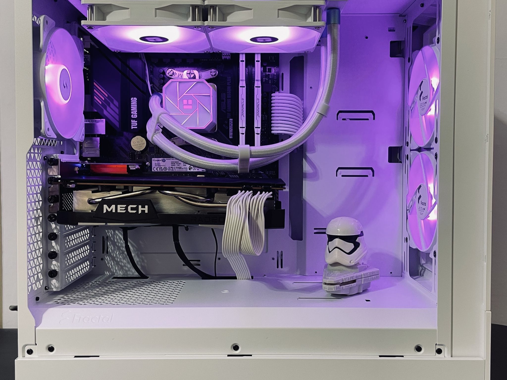 ❄️Liquid Cooled White Gaming PC 1440p - Ryzen 5 5600 ● 32GB RAM ● 1TB NVMe SSD - RX 6700 XT 12GB