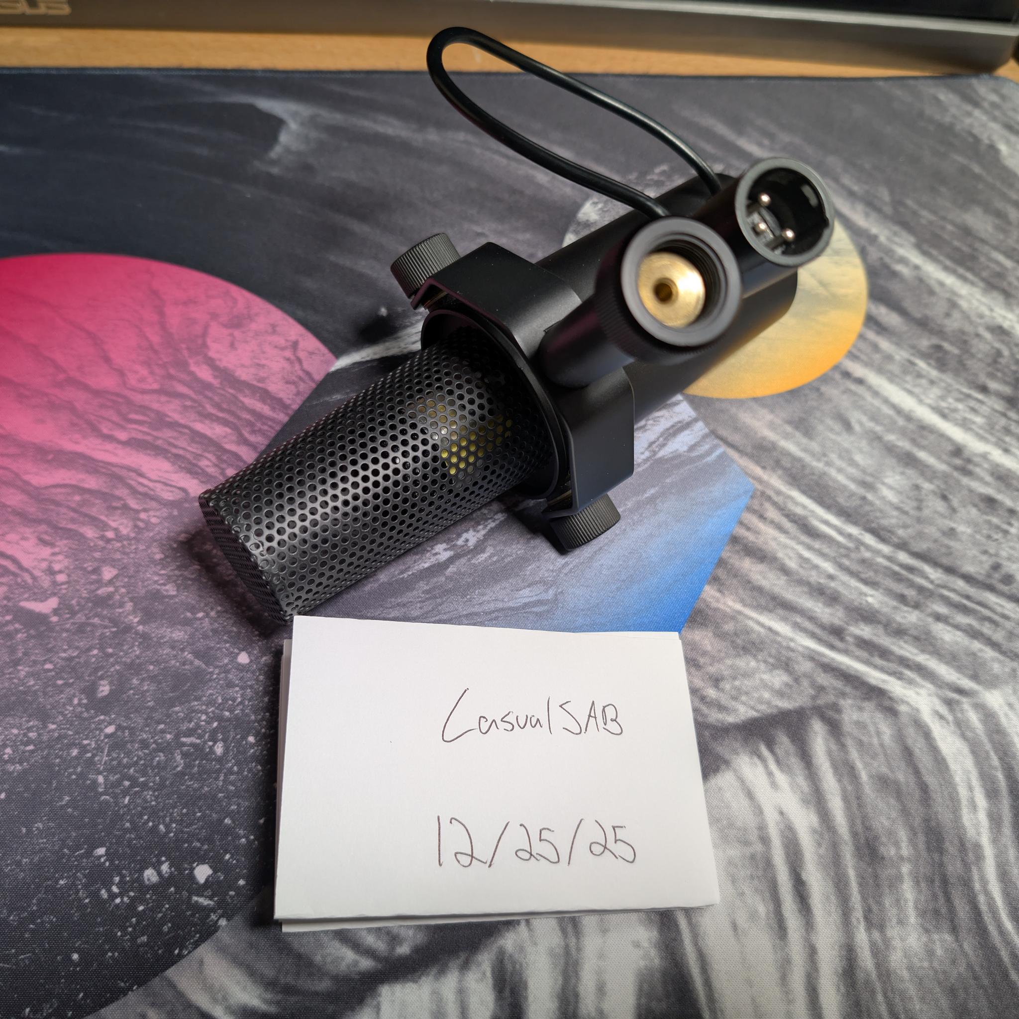 Shure SM7B XLR Microphone w/o Windscreen