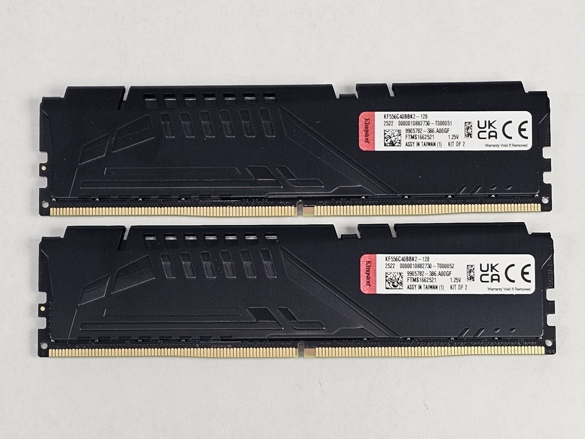 128GB DDR5 (2x64GB) CL40 5600MT/s Kingston FURY Beast
