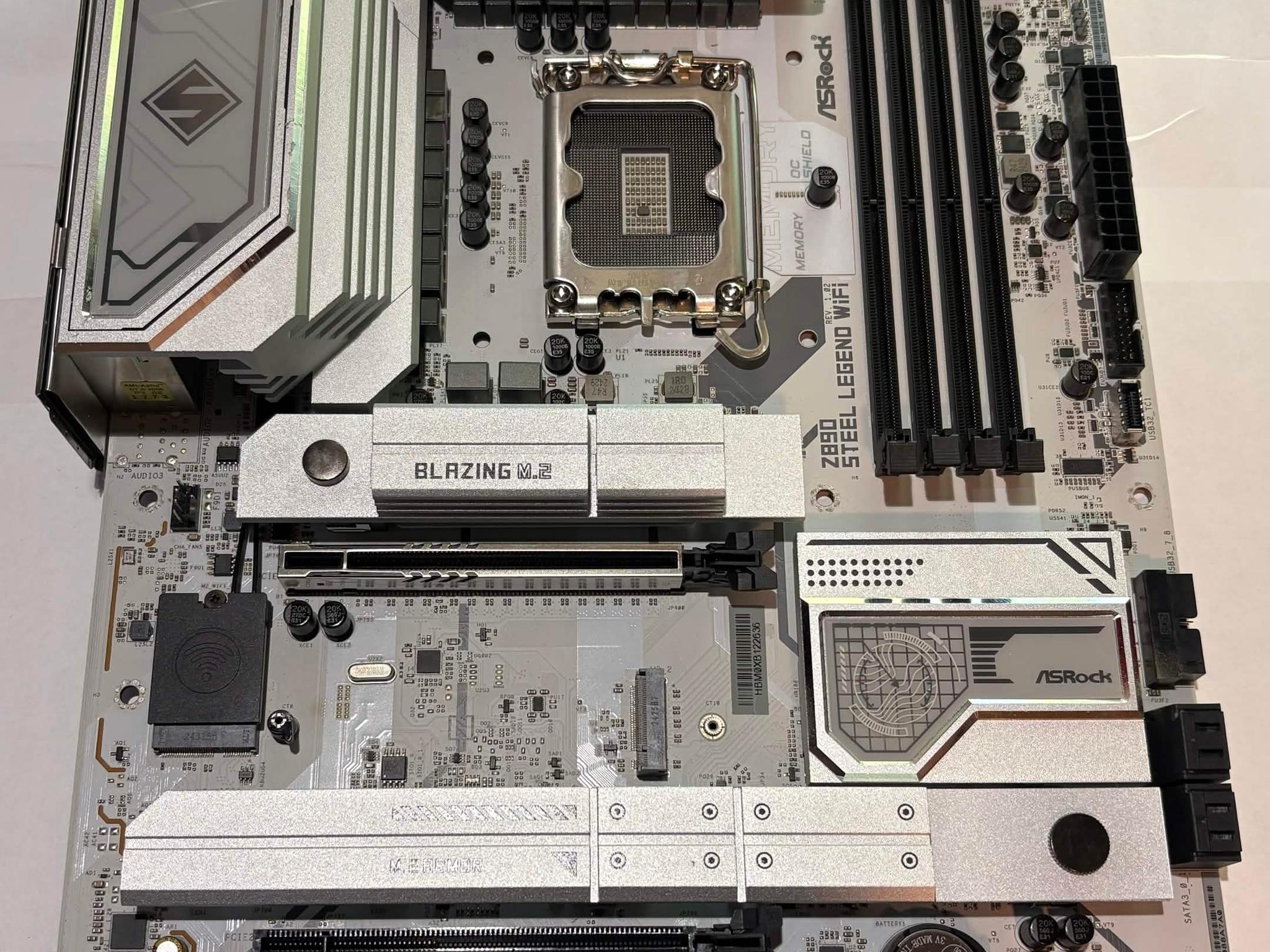 ASRock Z890 Steel Legend WiFi LGA1851 DDR5 ATX Motherboard | Intel Core Ultra | PCIe 5.0