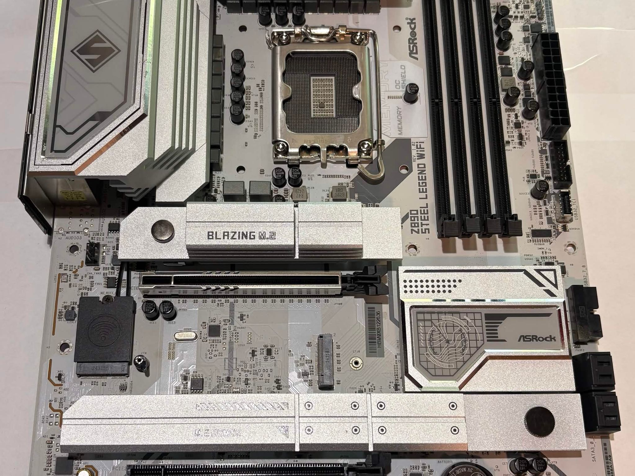 ASRock Z890 Steel Legend WiFi LGA1851 DDR5 ATX Motherboard | Intel Core Ultra | PCIe 5.0