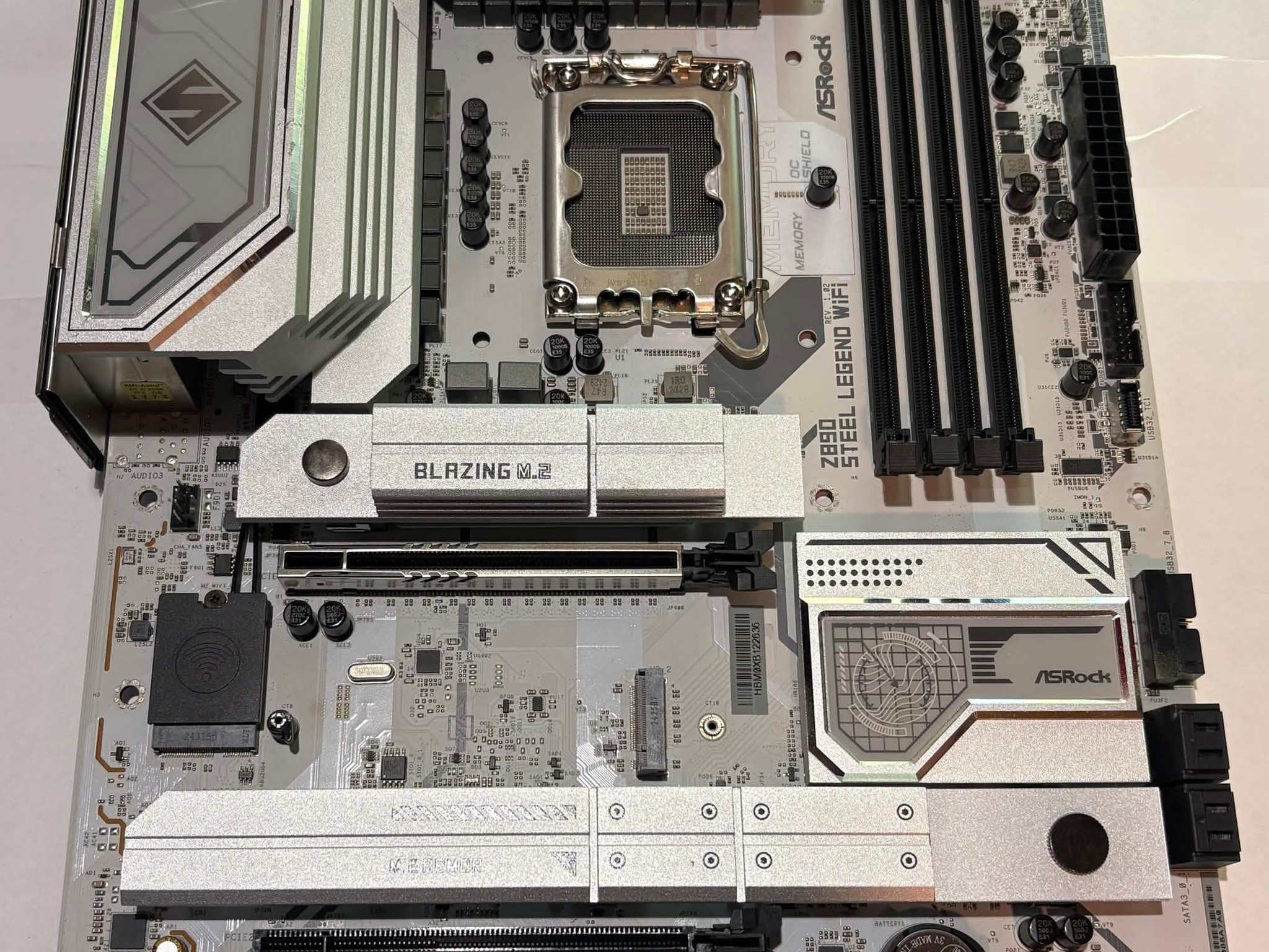 ASRock Z890 Steel Legend WiFi LGA1851 DDR5 ATX Motherboard | Intel Core Ultra | PCIe 5.0