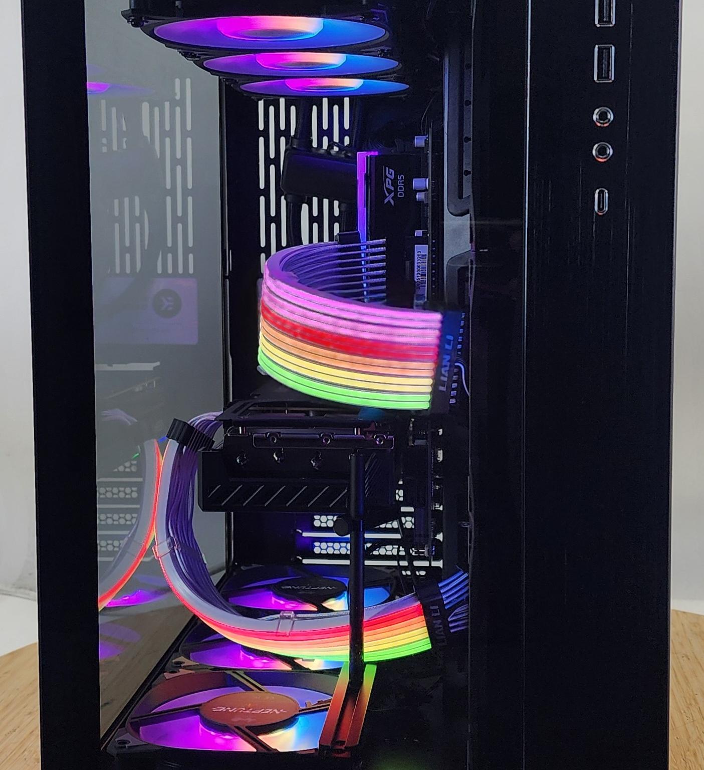 Gaming PC Ryzen 7 7800X3D 32GB RAM 1TB SSD RX 9070 16GB Windows 11 Computer