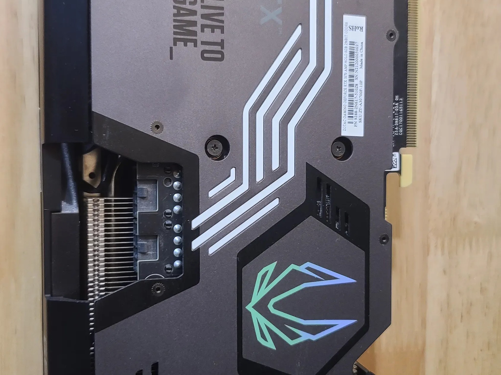 Zotac Nvidia RTX 3070 8GB Amp Holo Twin Fan Graphics Card