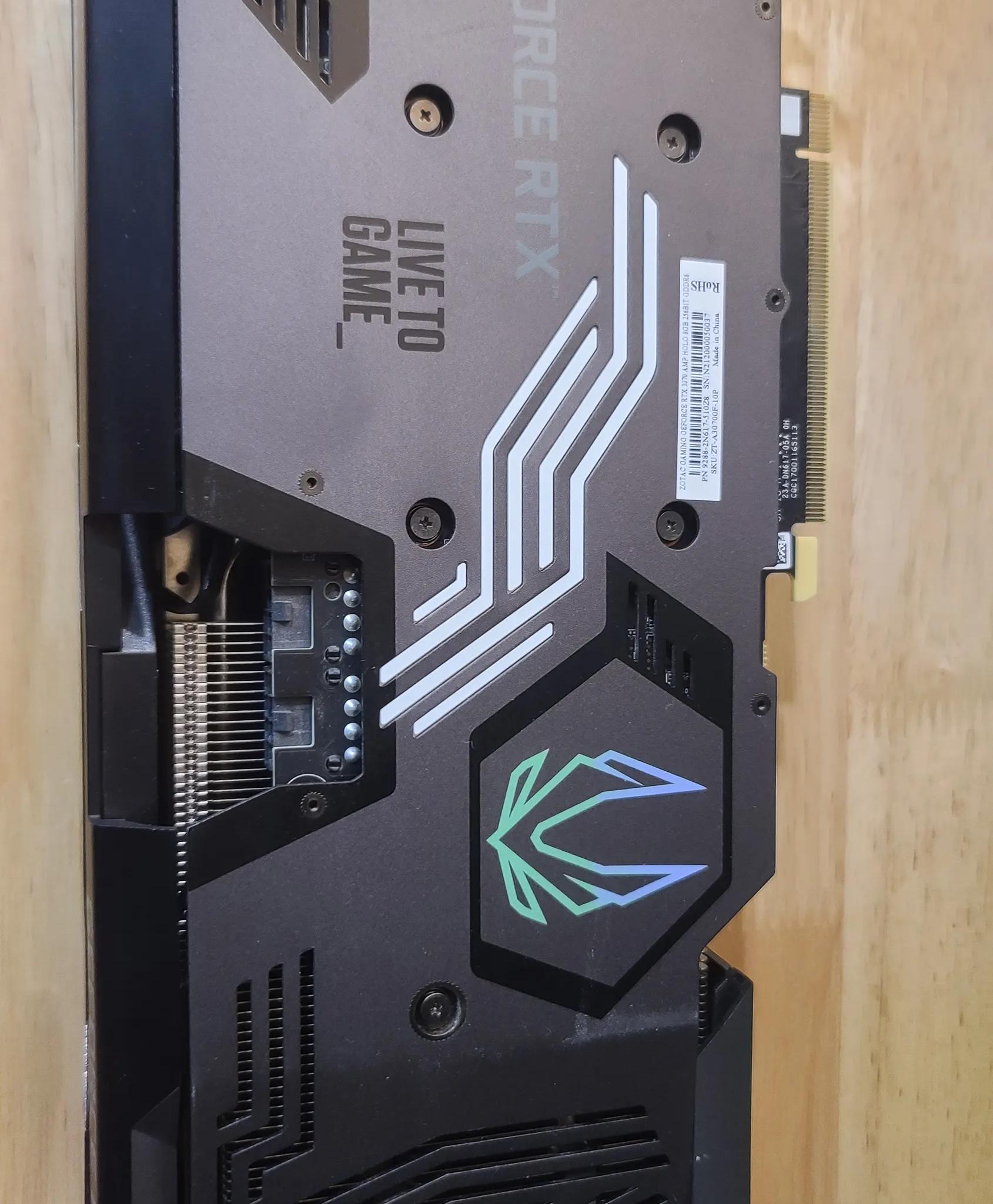 Zotac Nvidia RTX 3070 8GB Amp Holo Twin Fan Graphics Card