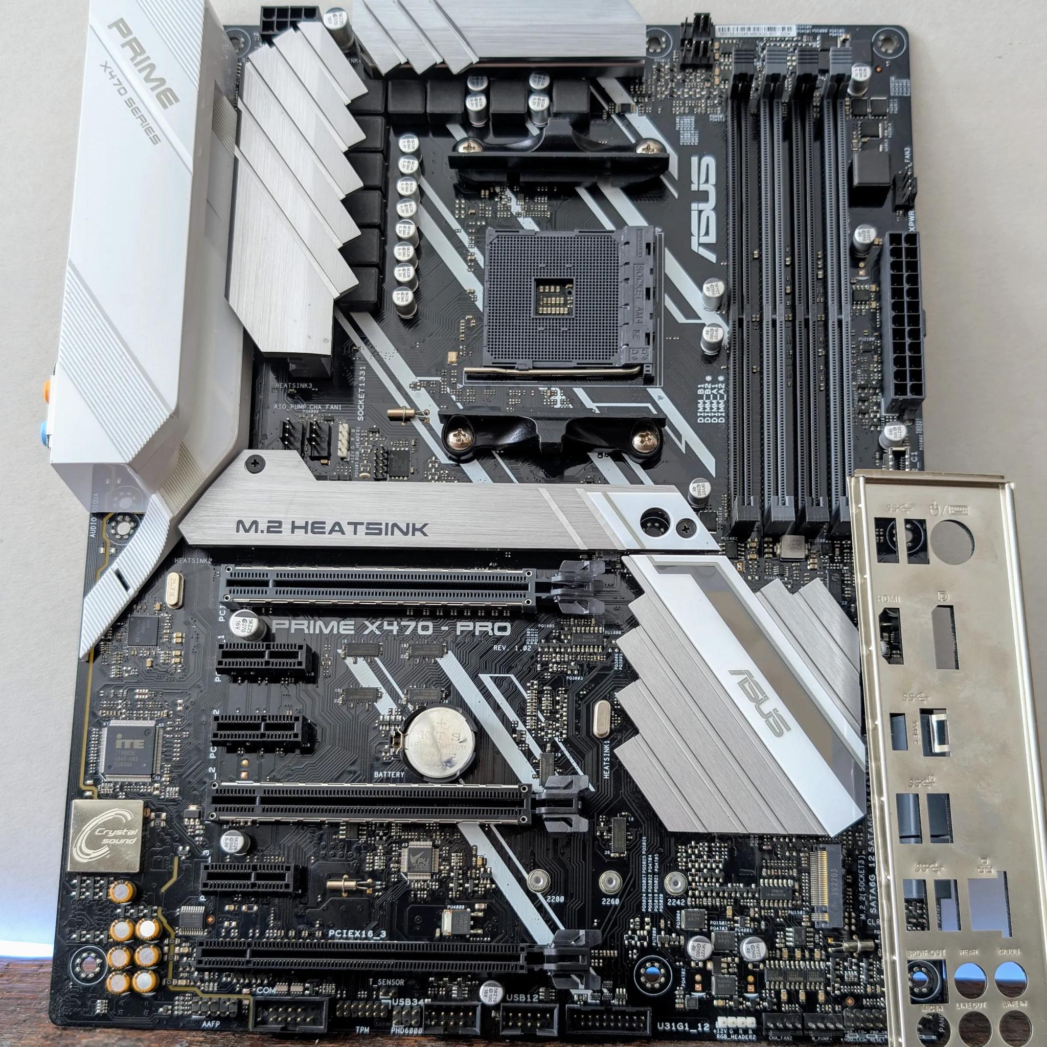 ⭐ASUS PRIME X470-PRO⭐ 5000 Ready! DDR4 AMD Socket AM4 ATX Motherboard