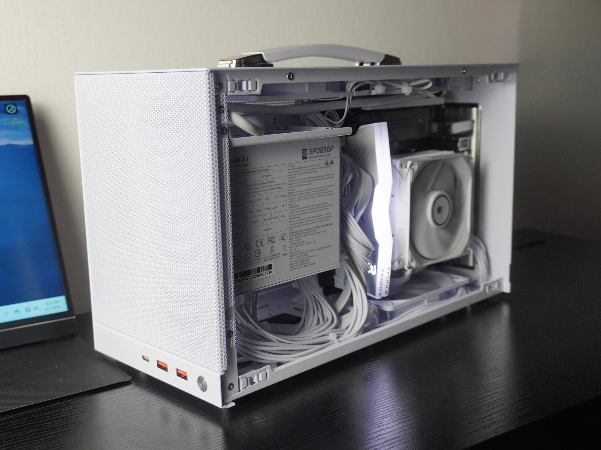 White Mini-ITX Gaming PC | RTX 4060 8GB, 1TB SSD, Ryzen 5 5500, 16GB DDR4-3200