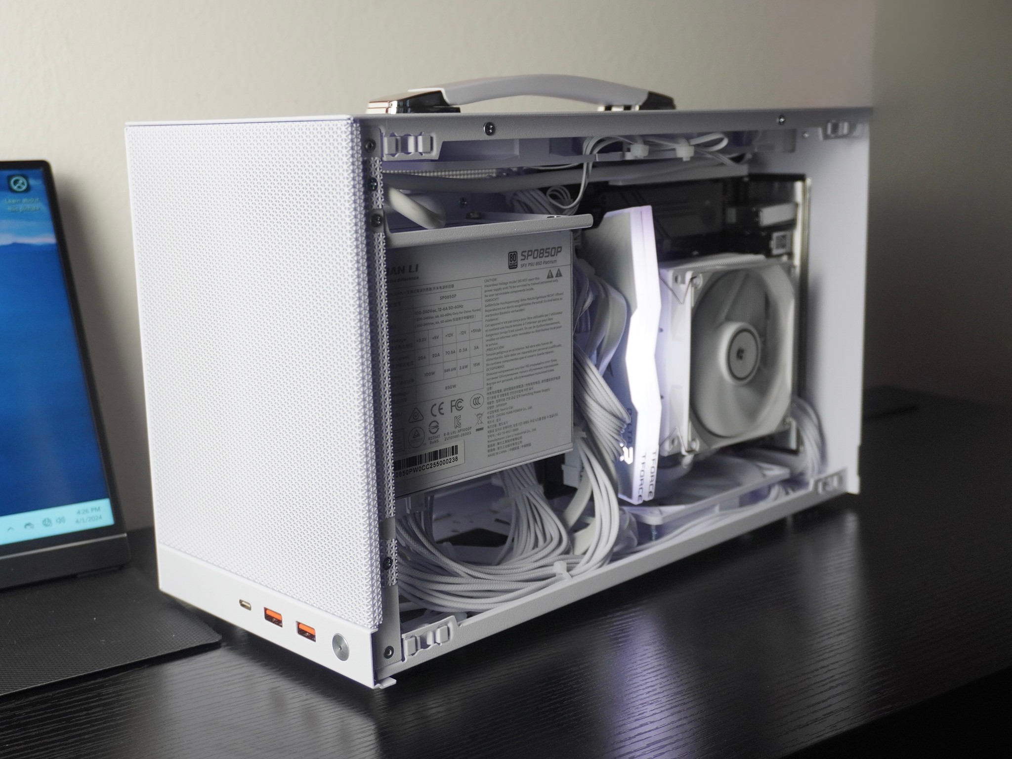 White Mini-ITX Gaming PC | RTX 4060 8GB, 1TB SSD, Ryzen 5 5500, 16GB DDR4-3200